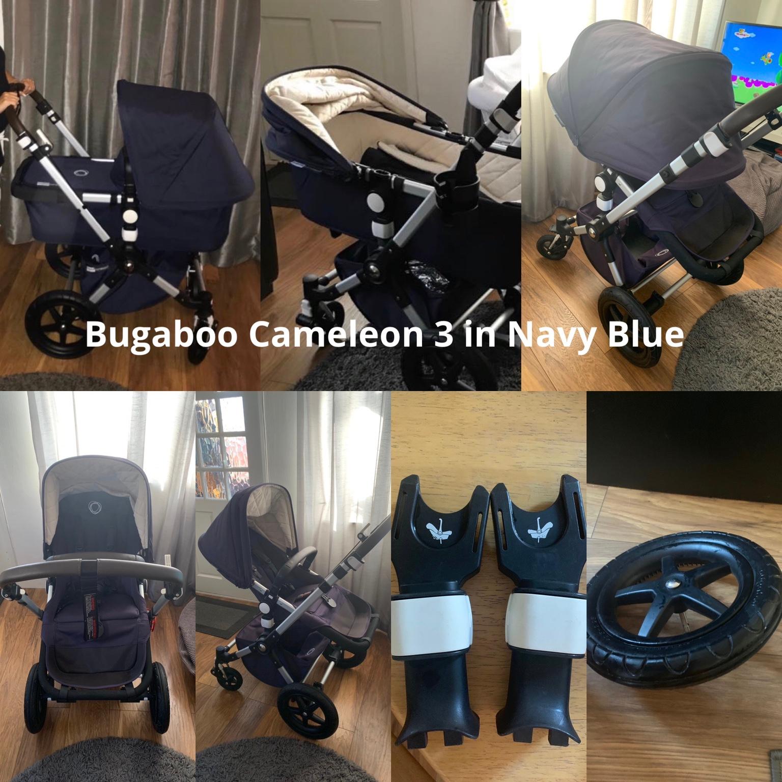 bugaboo cameleon 3 navy blue