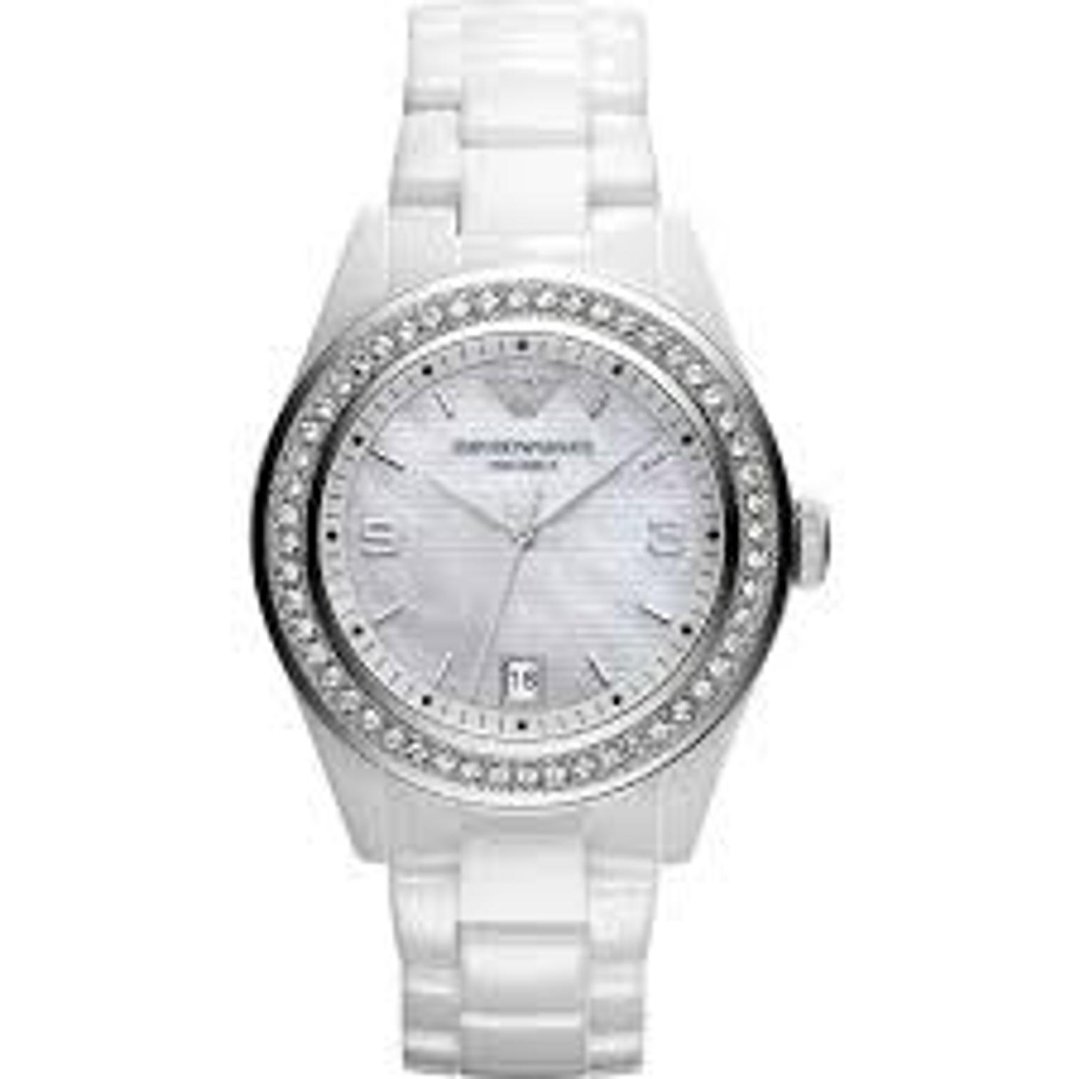 armani crystal watch