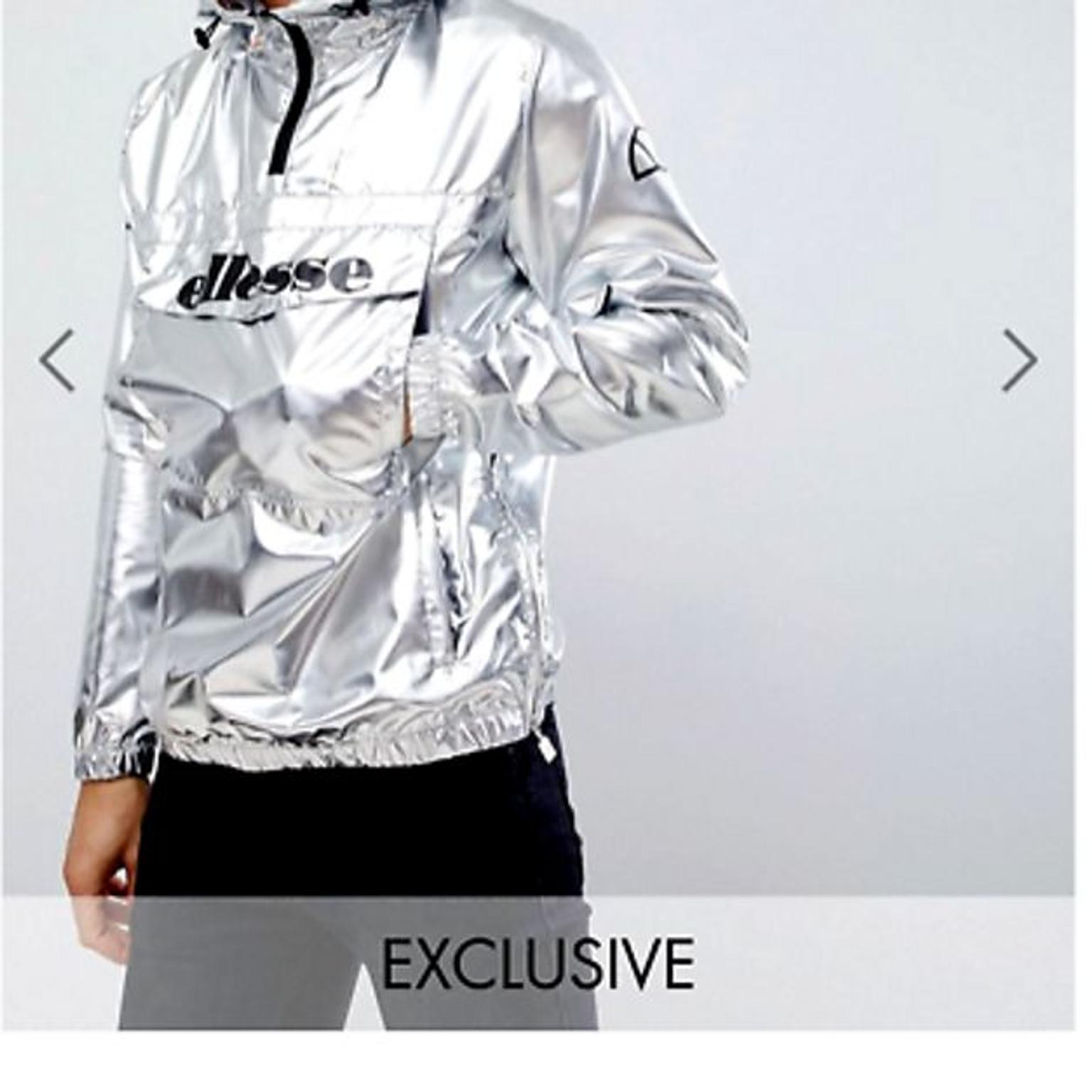 ellesse silver jacket with tag Size 
