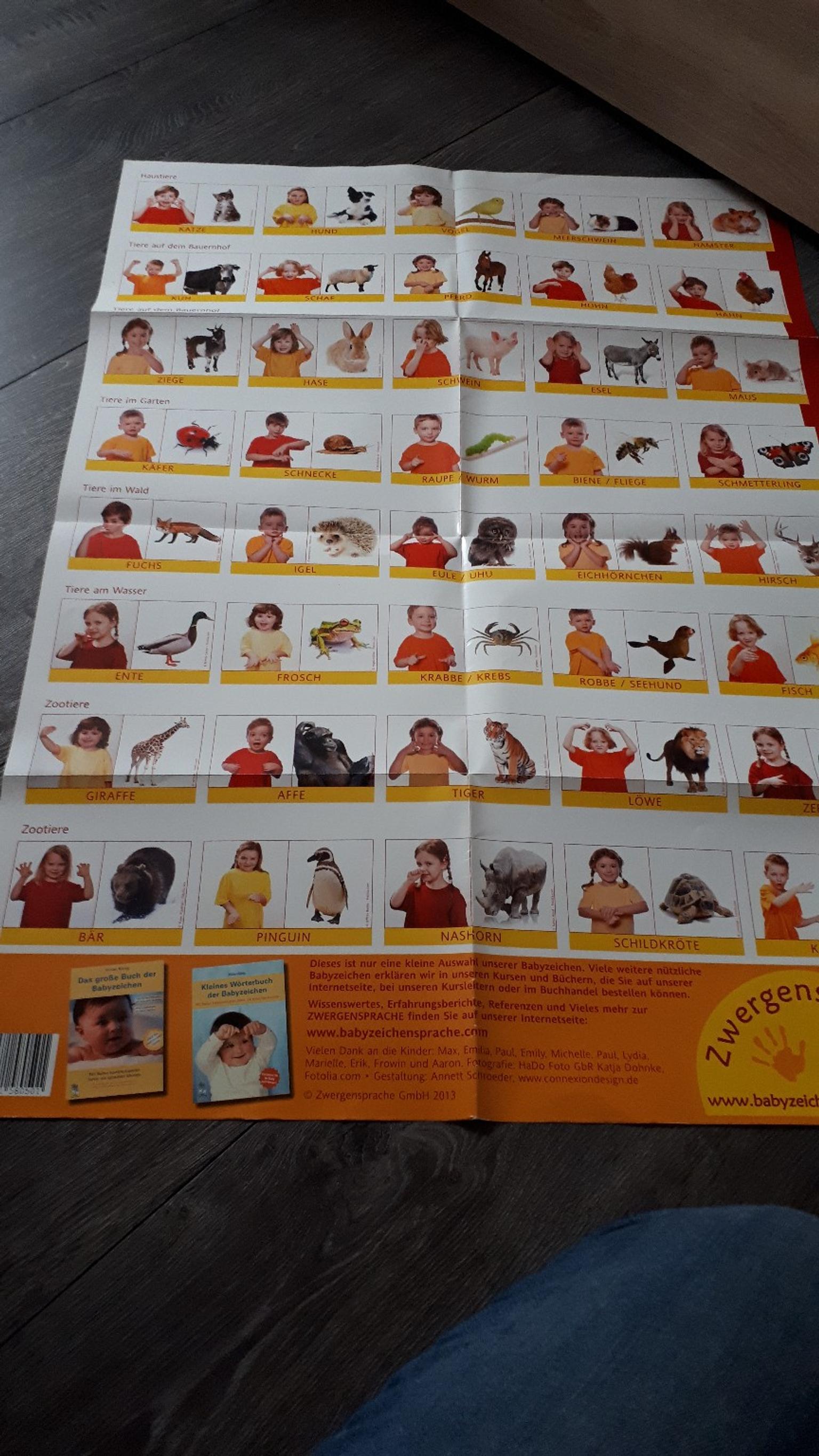 Kleines Worterbuch Der Babyzeichen 2 Poster In 3841 Windigsteig For 21 00 For Sale Shpock