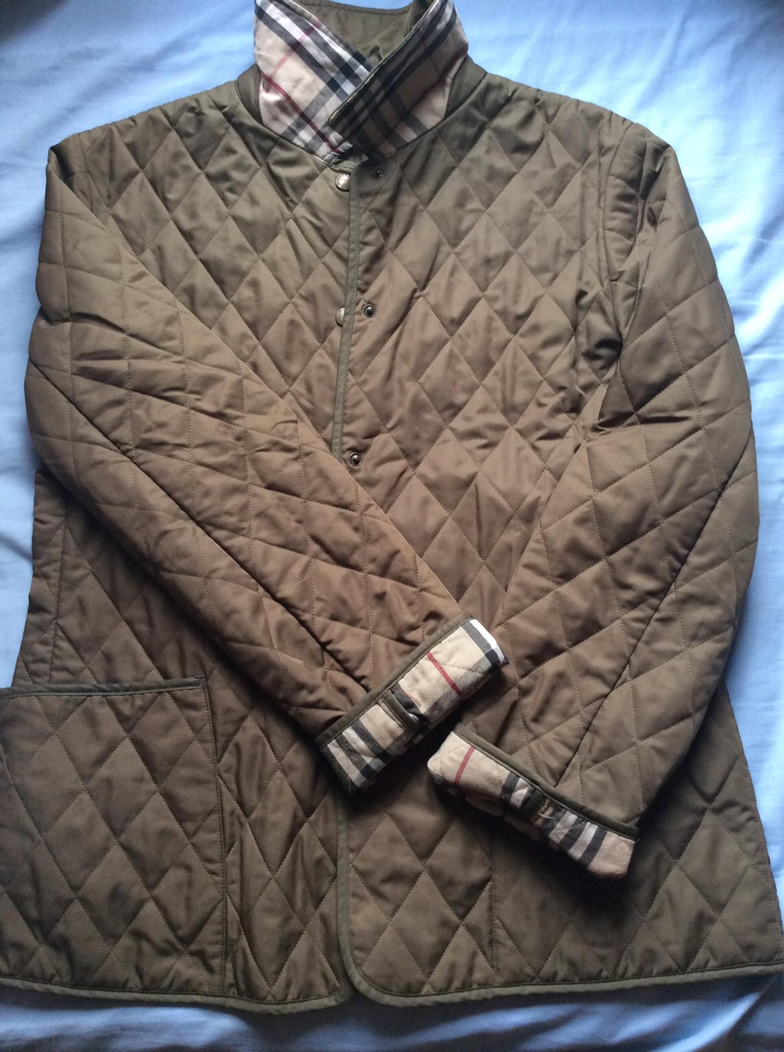 burberry quilted jacket medium