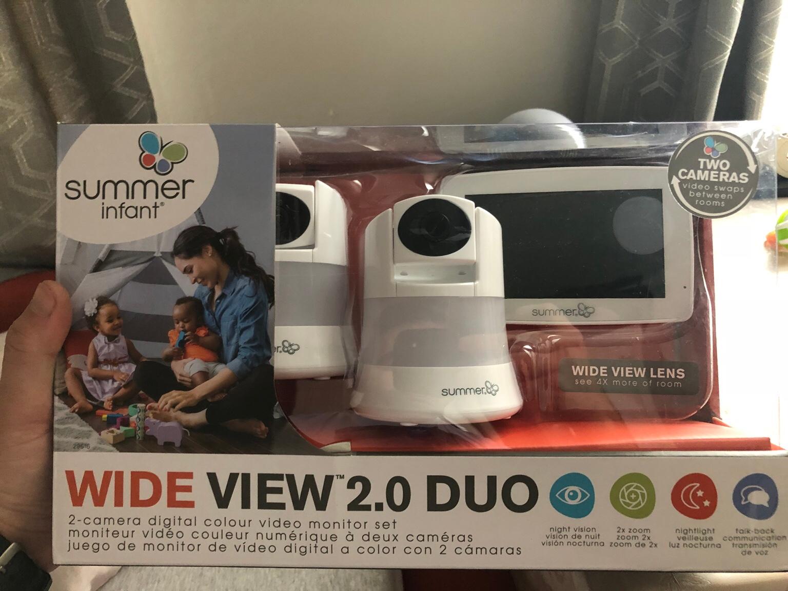 wide view 2.0 baby monitor