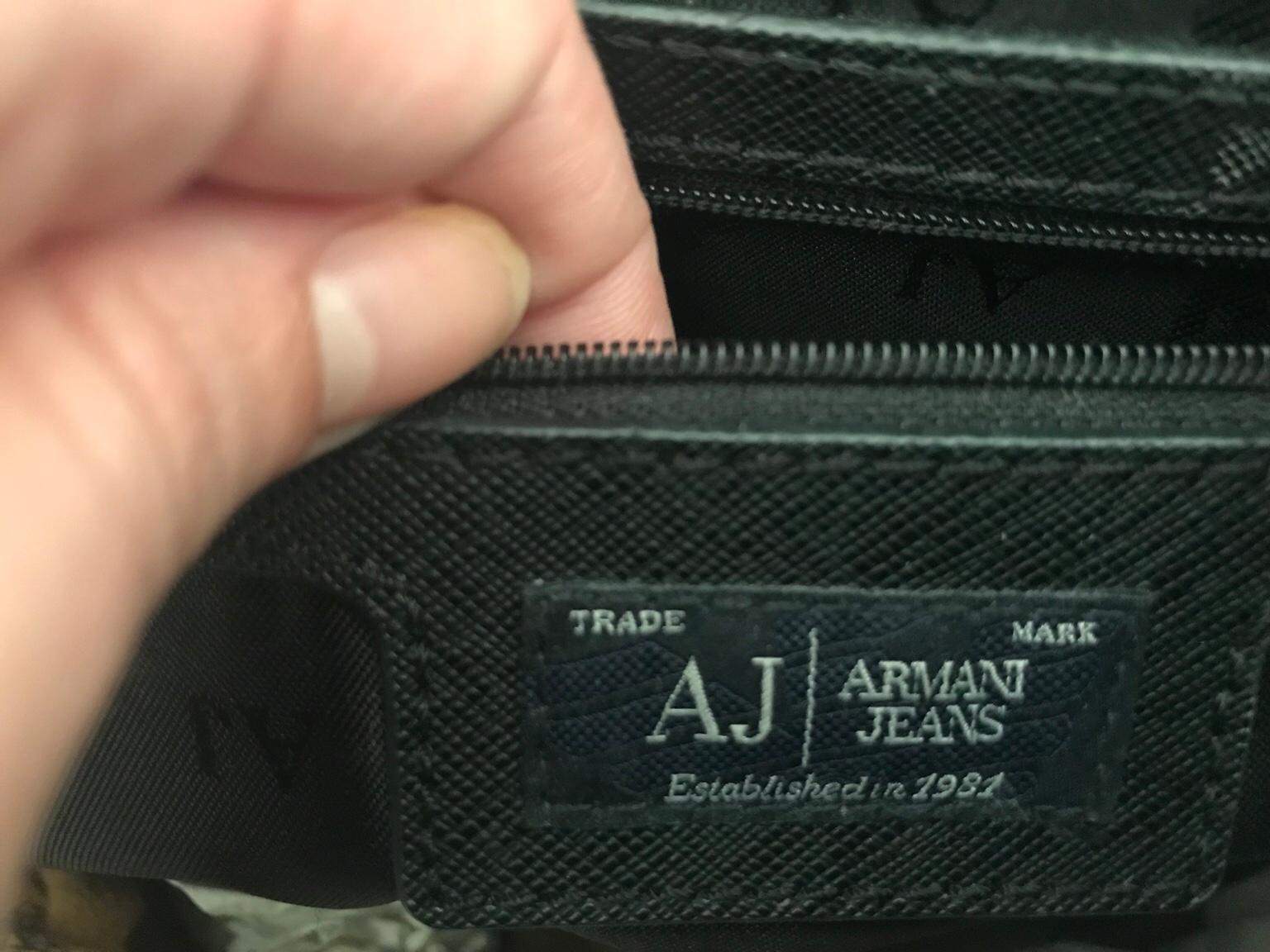 armani jeans established 1981 trademark