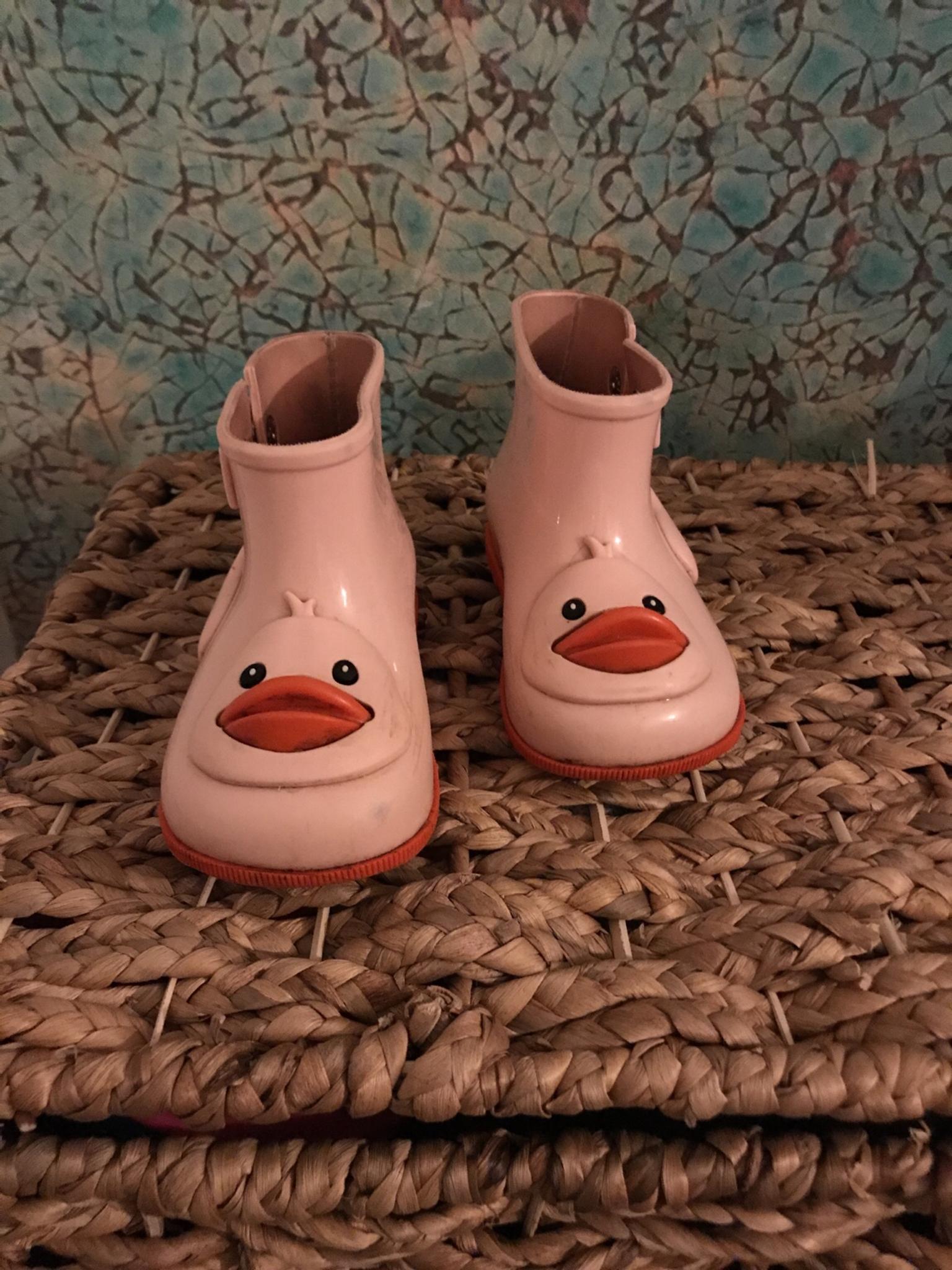 mini melissa duck boots