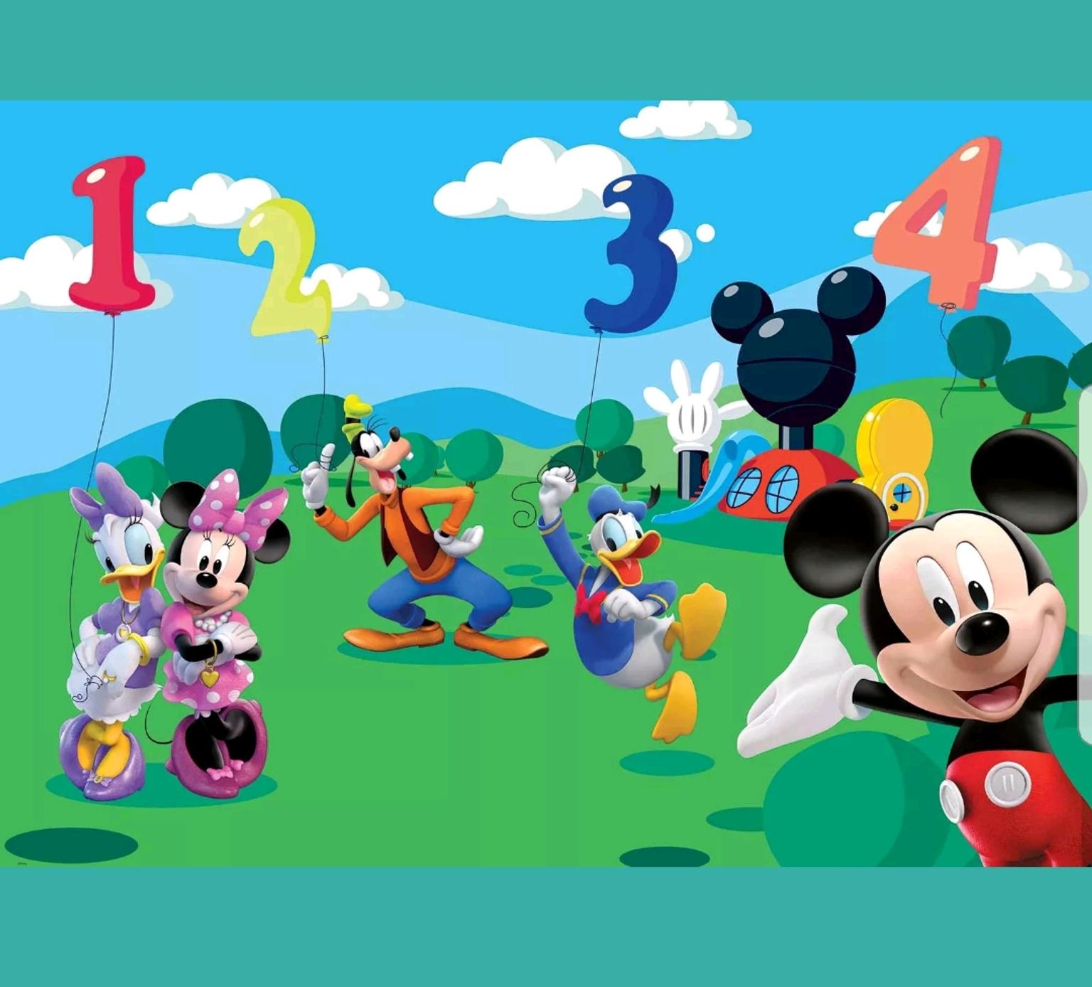 Mickey Mouse Wallpaper Mural in HA4