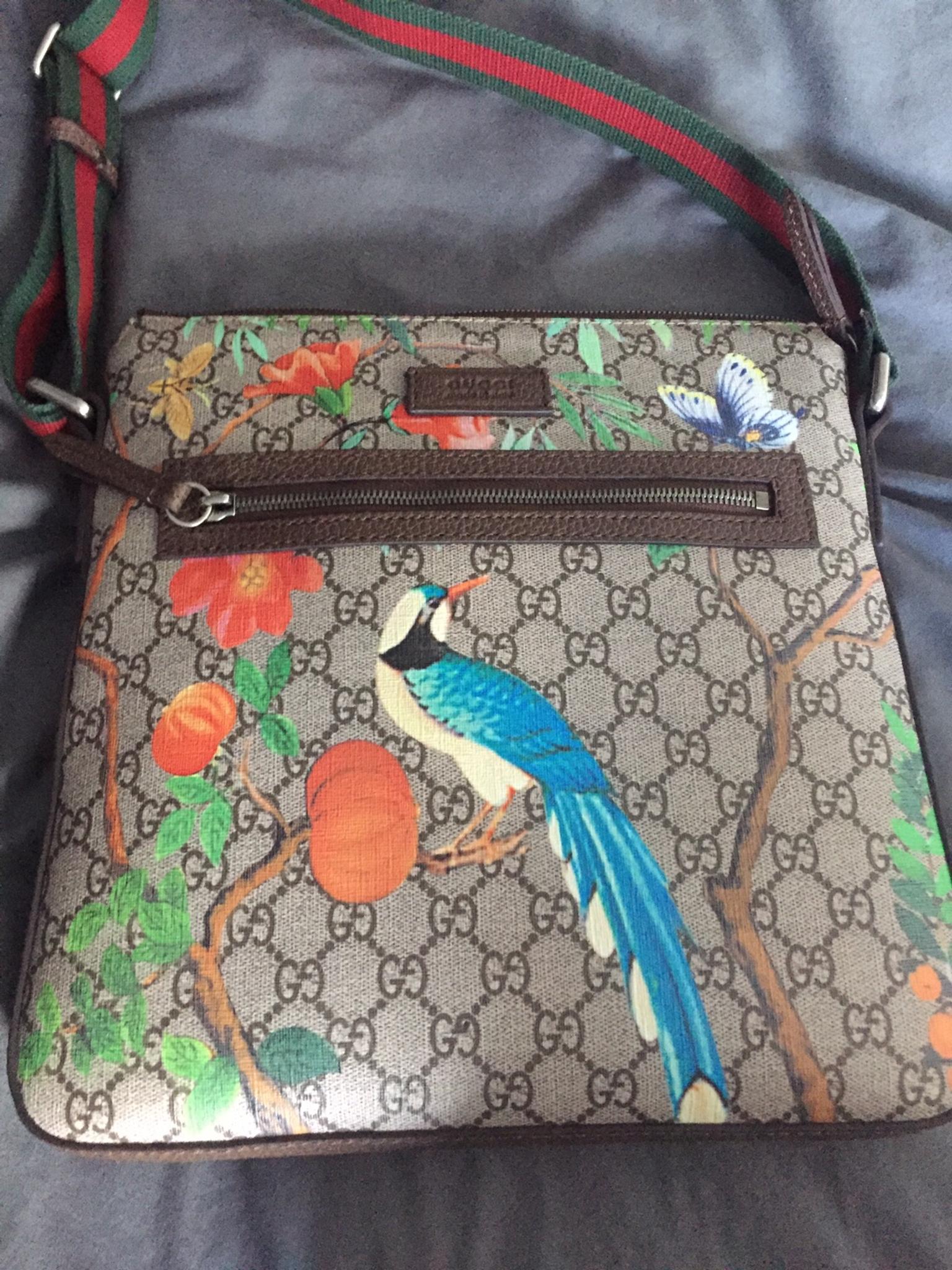 gucci bird messenger bag
