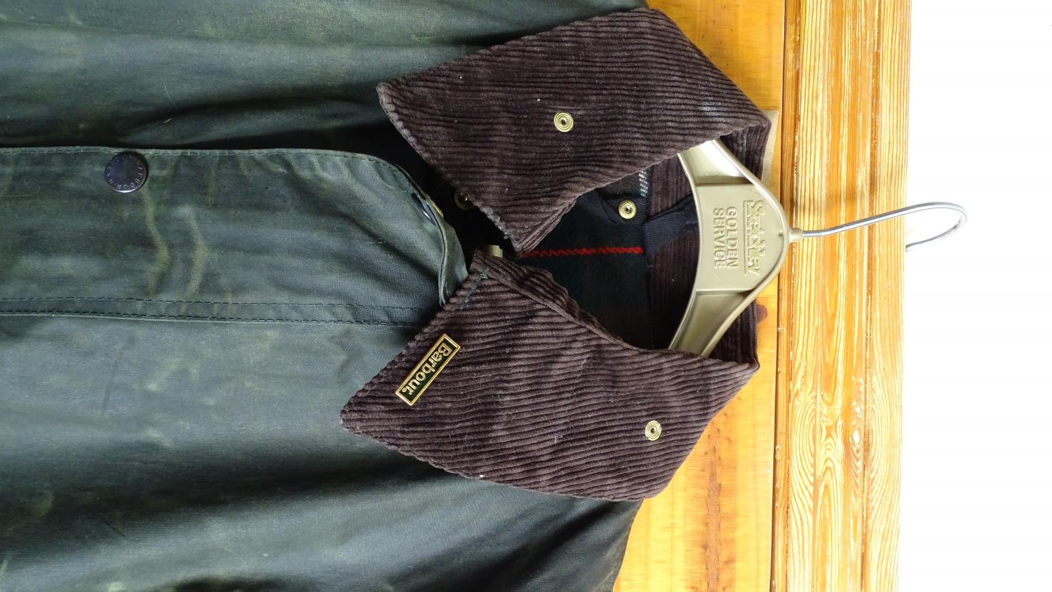 barbour classic northumbria waxed jacket