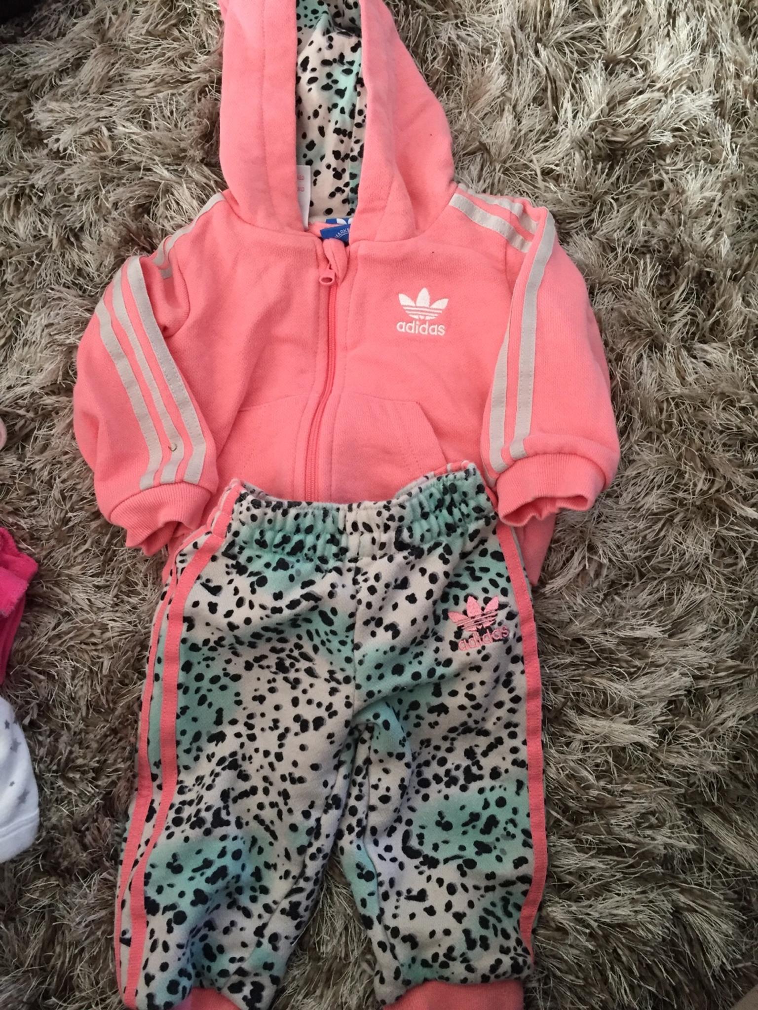 newborn girl adidas outfit