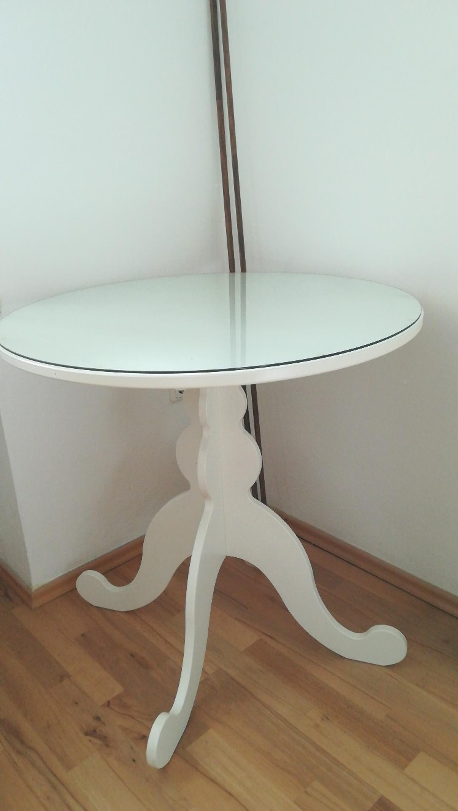 Kleiner Runder Tisch Mit Glasplatte - Style Esstisch