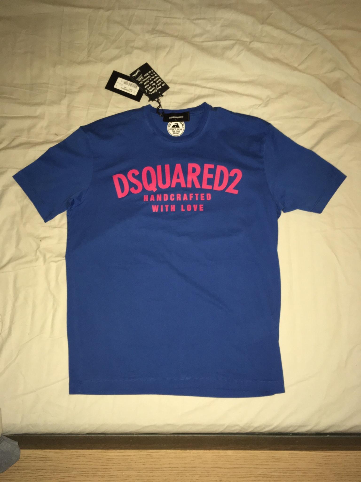 dsquared t shirt blue