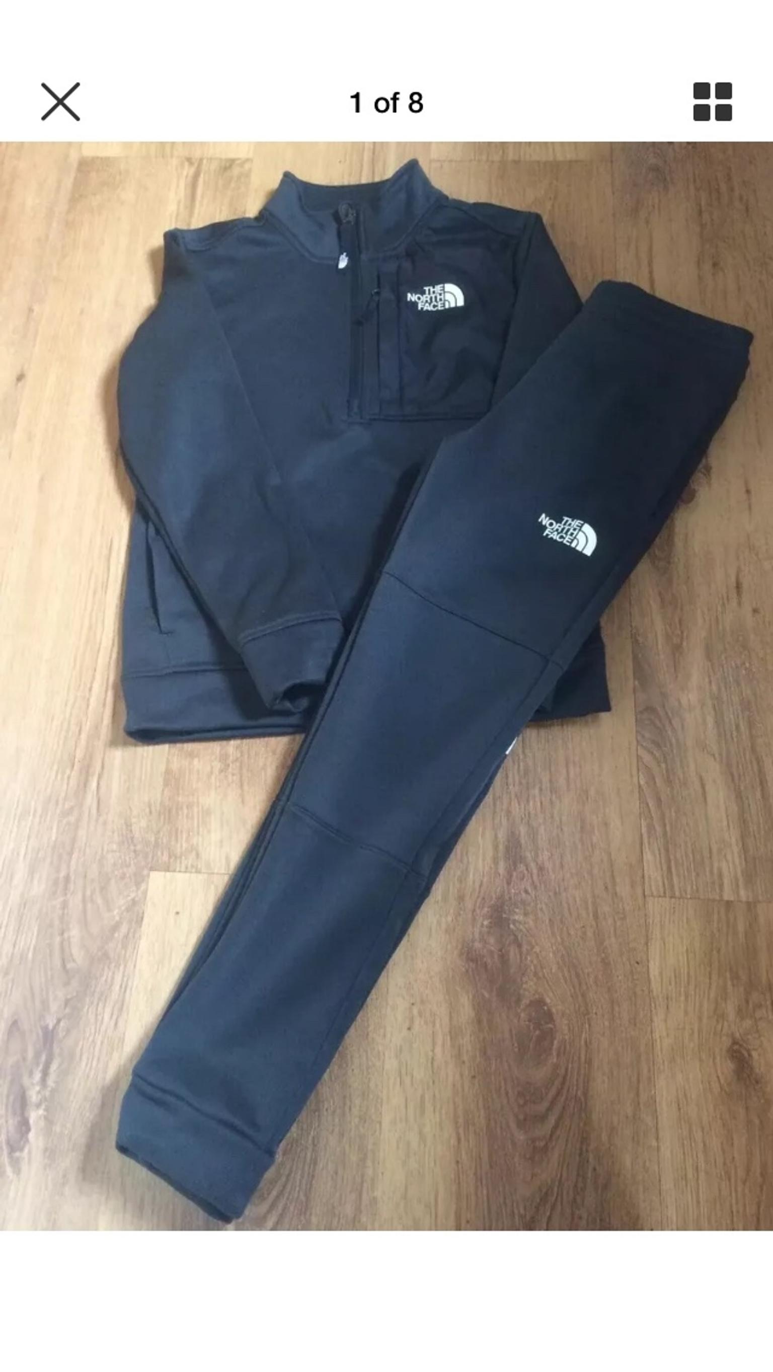 boys north face tracksuit