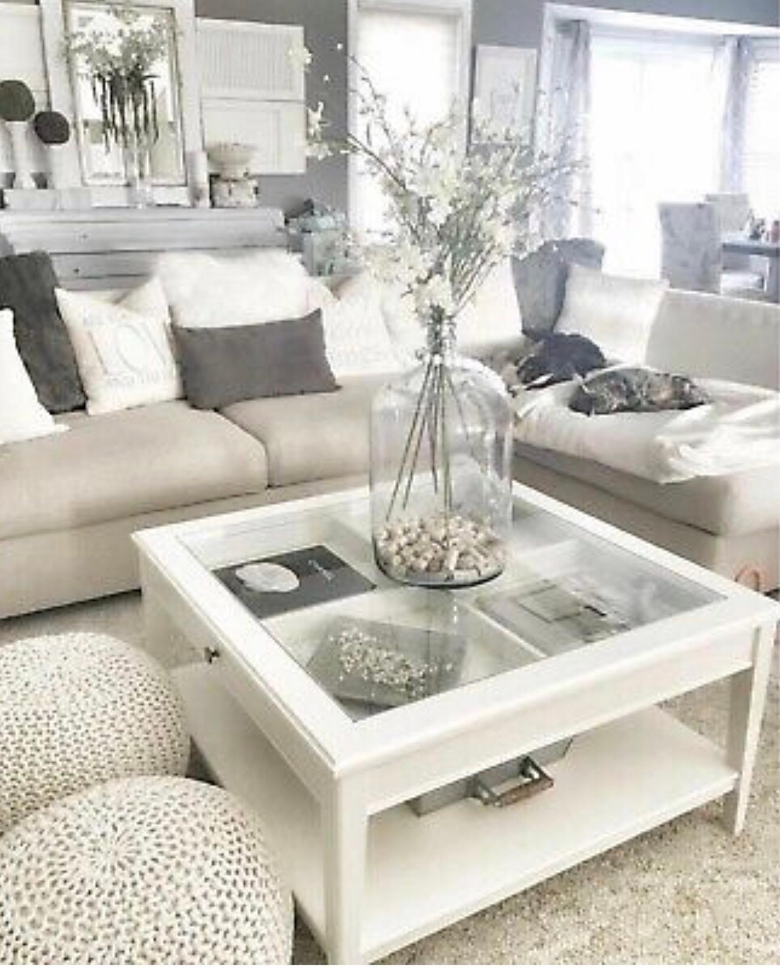 White Liatorp Coffee Table In Kt17 London Borough Of Sutton For