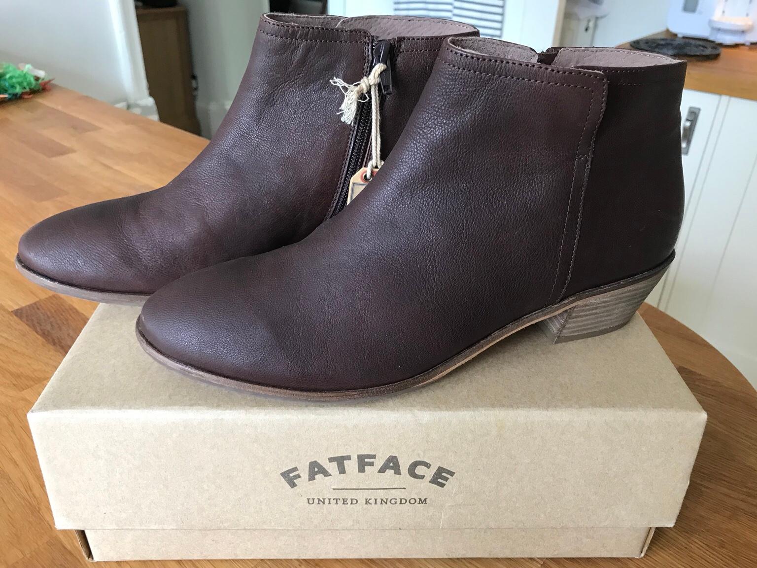 fat face leather boots