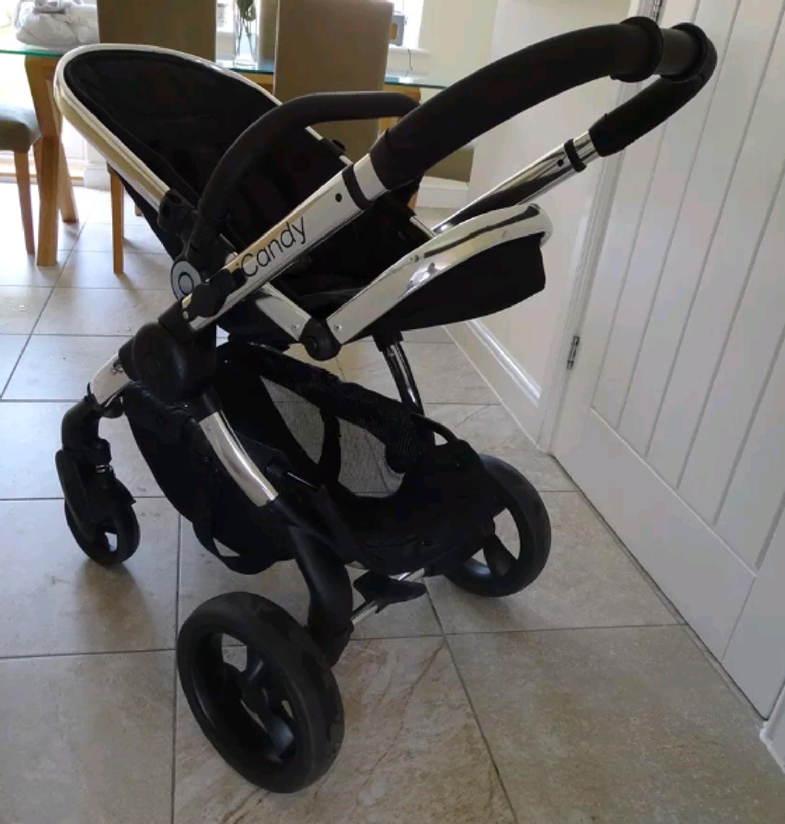 icandy peach pushchair and carrycot set black magic 2