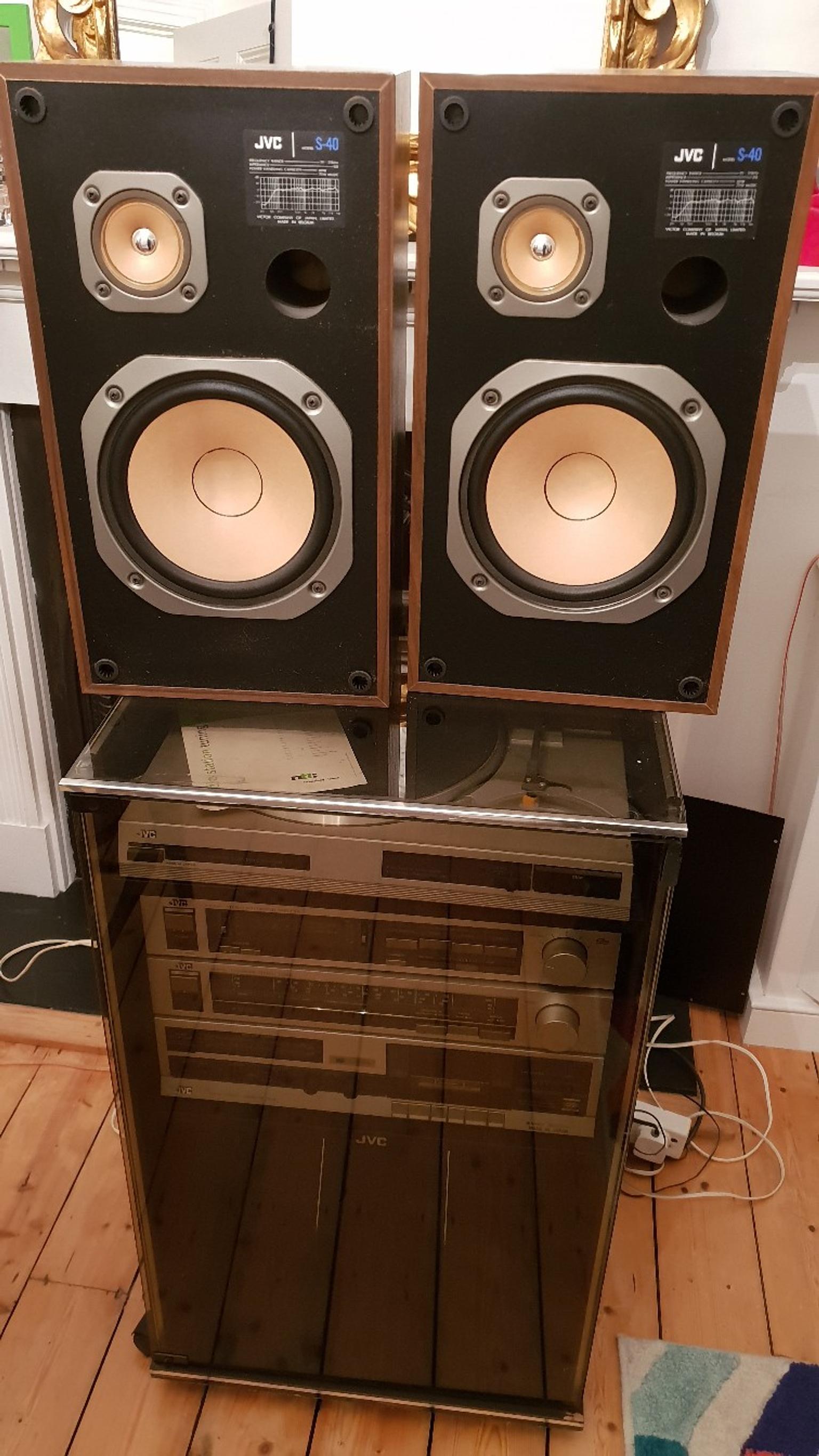 Jvc Vintage Hifi Stereo Speakers Cabinet In Sw18 Wandsworth