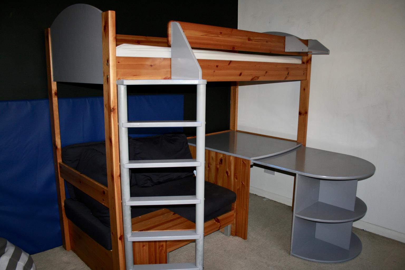 cabin bed with sofa