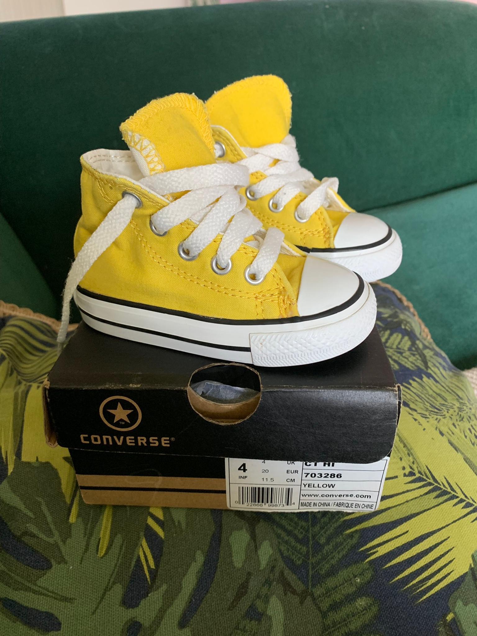 yellow converse baby