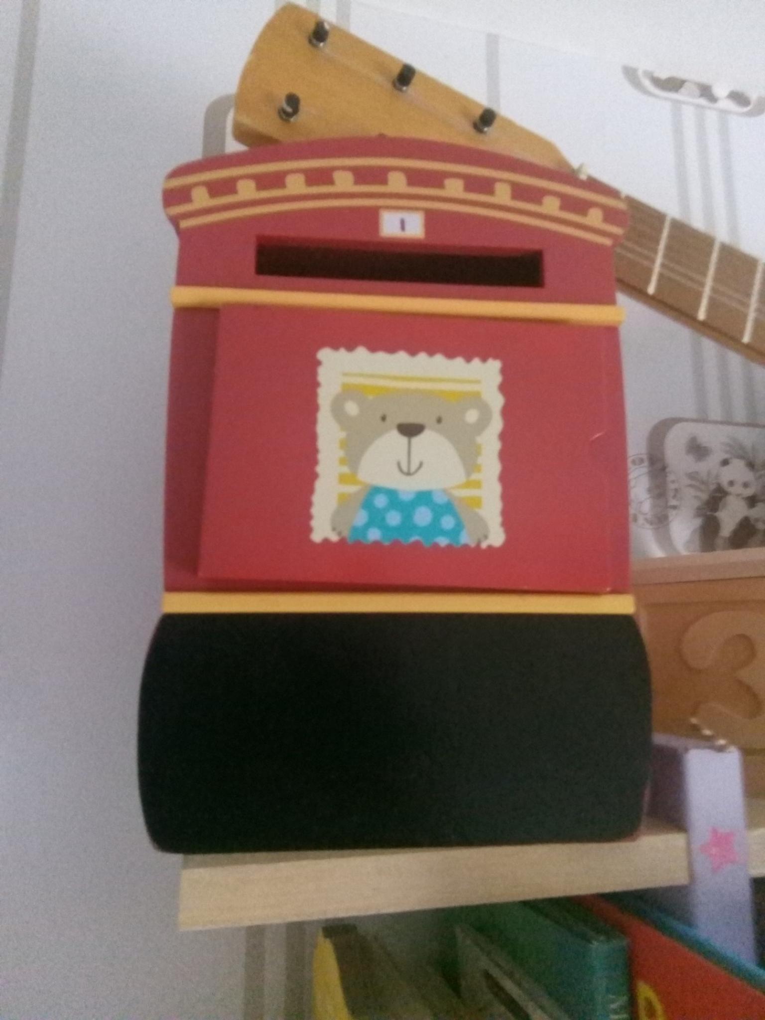 toy post box with letters