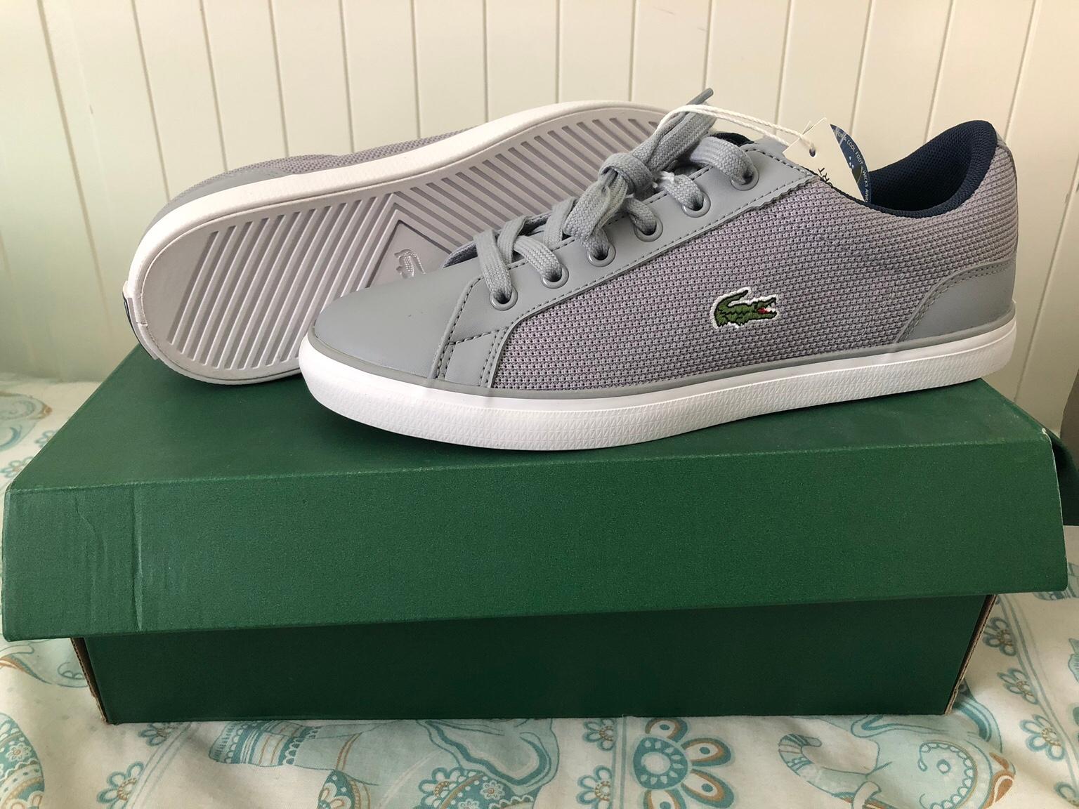lacoste trainers size 4