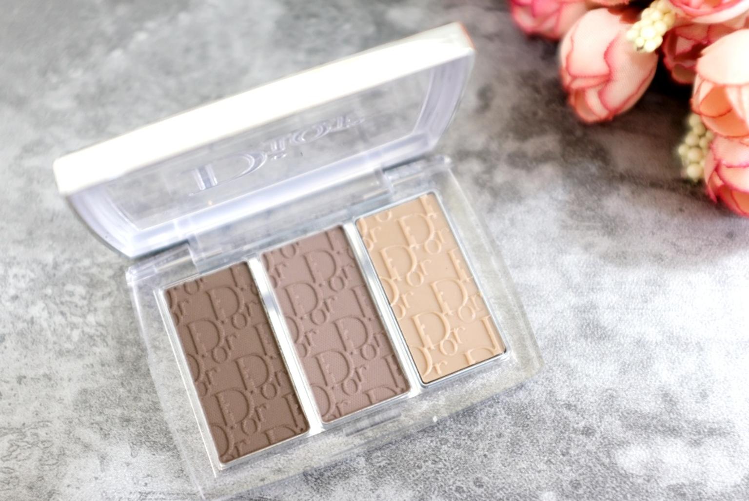 dior backstage brow palette swatches