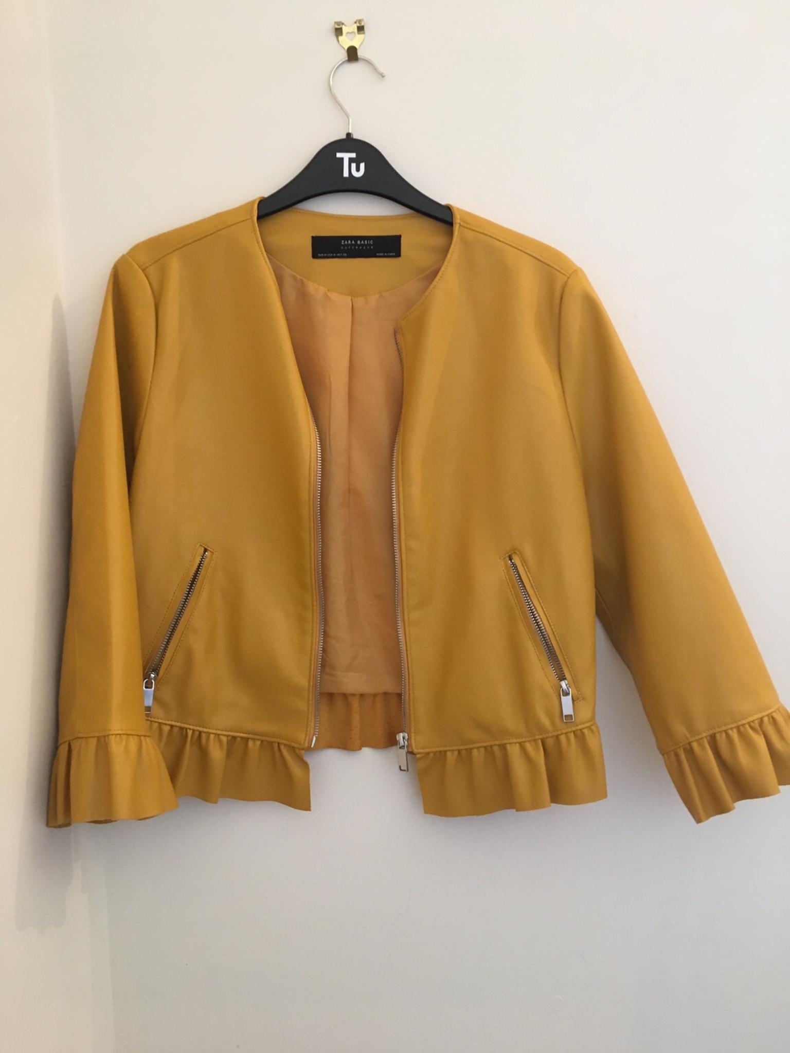 zara yellow jacket