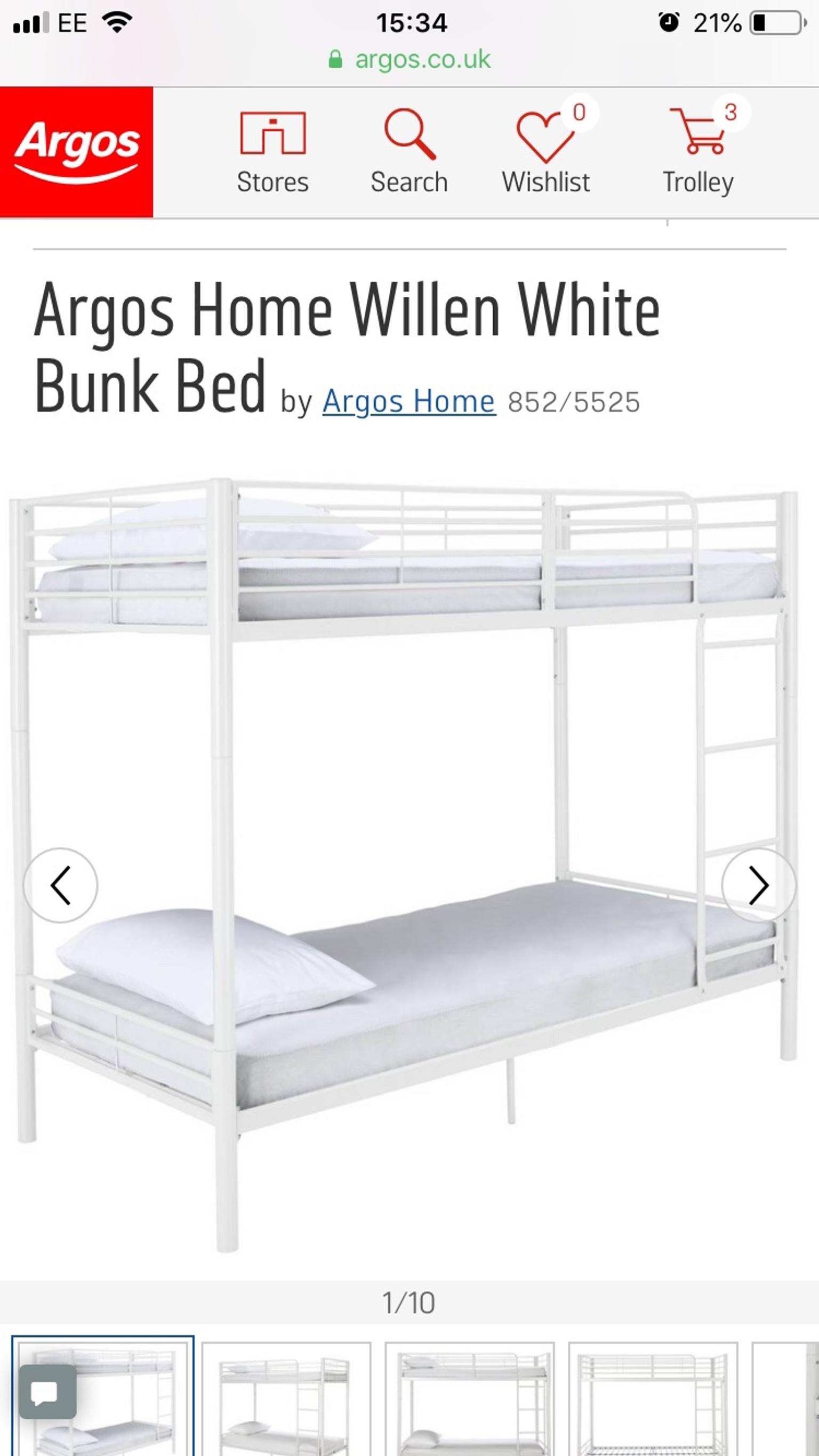 double bunk beds argos