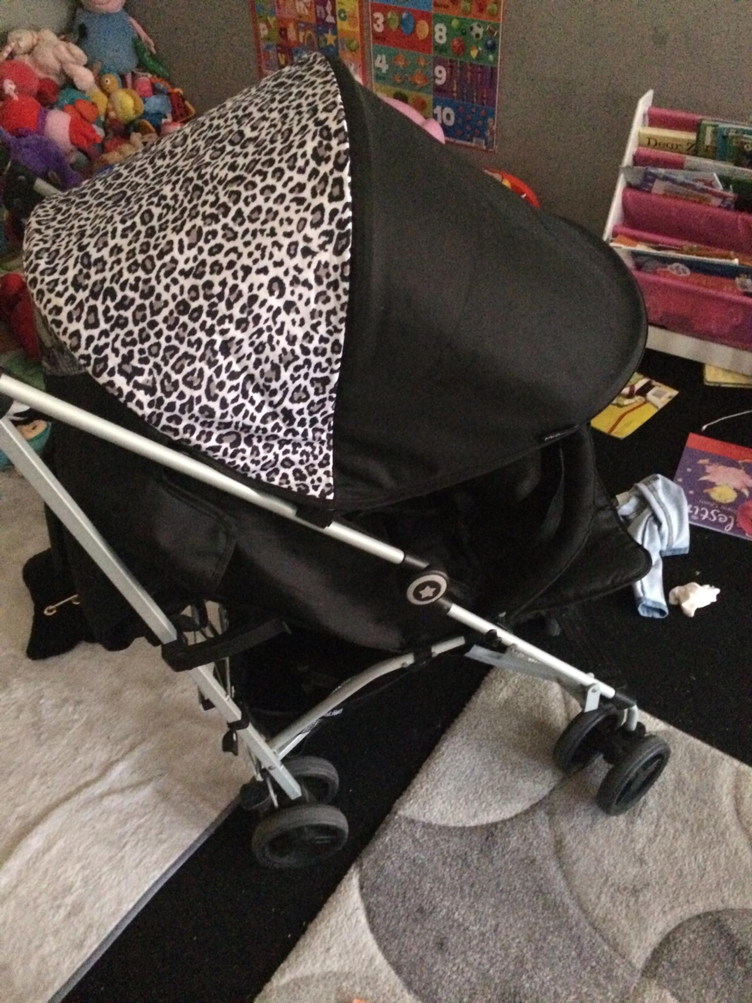 my babiie stroller leopard