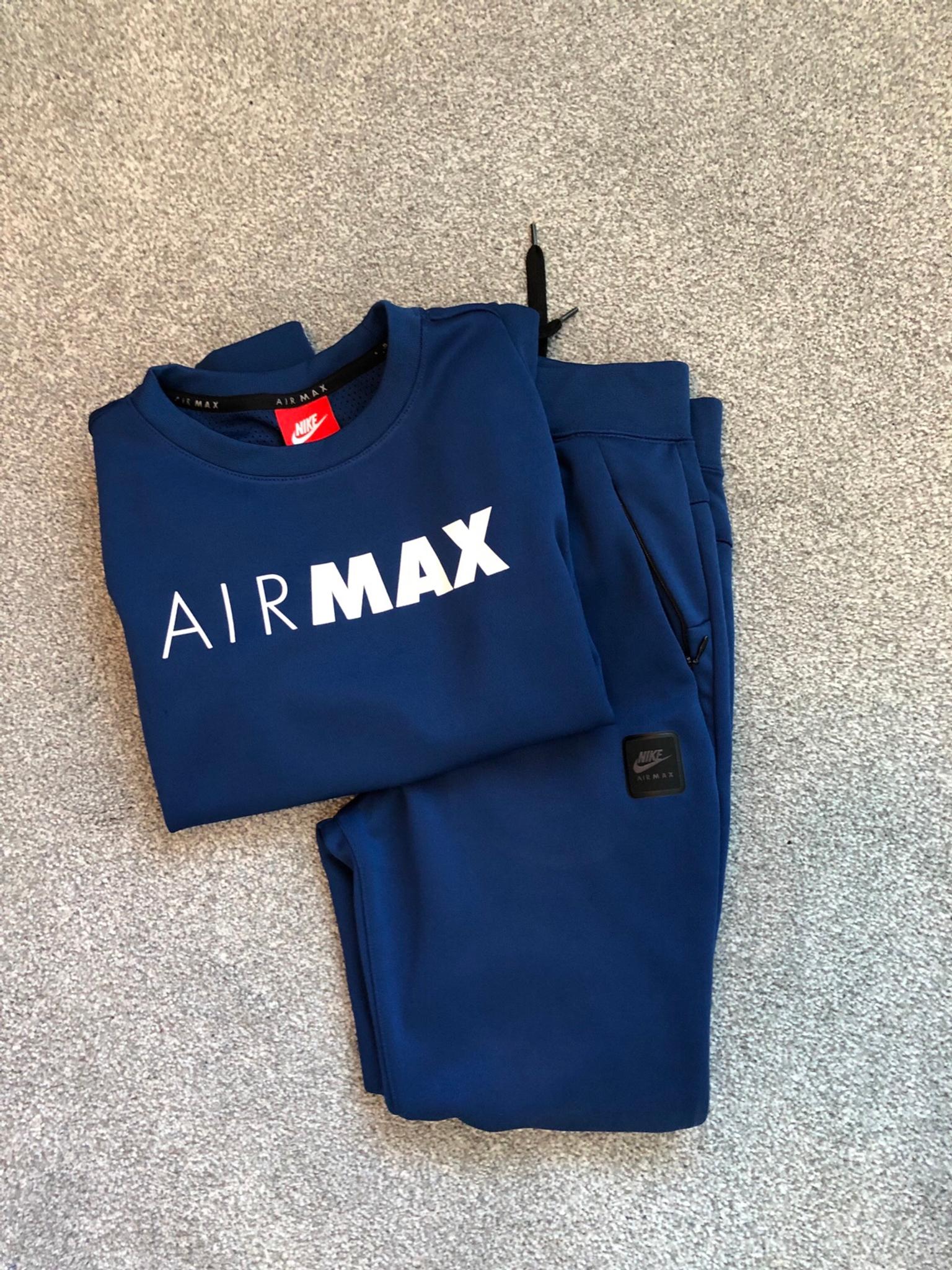 blue air max tracksuit