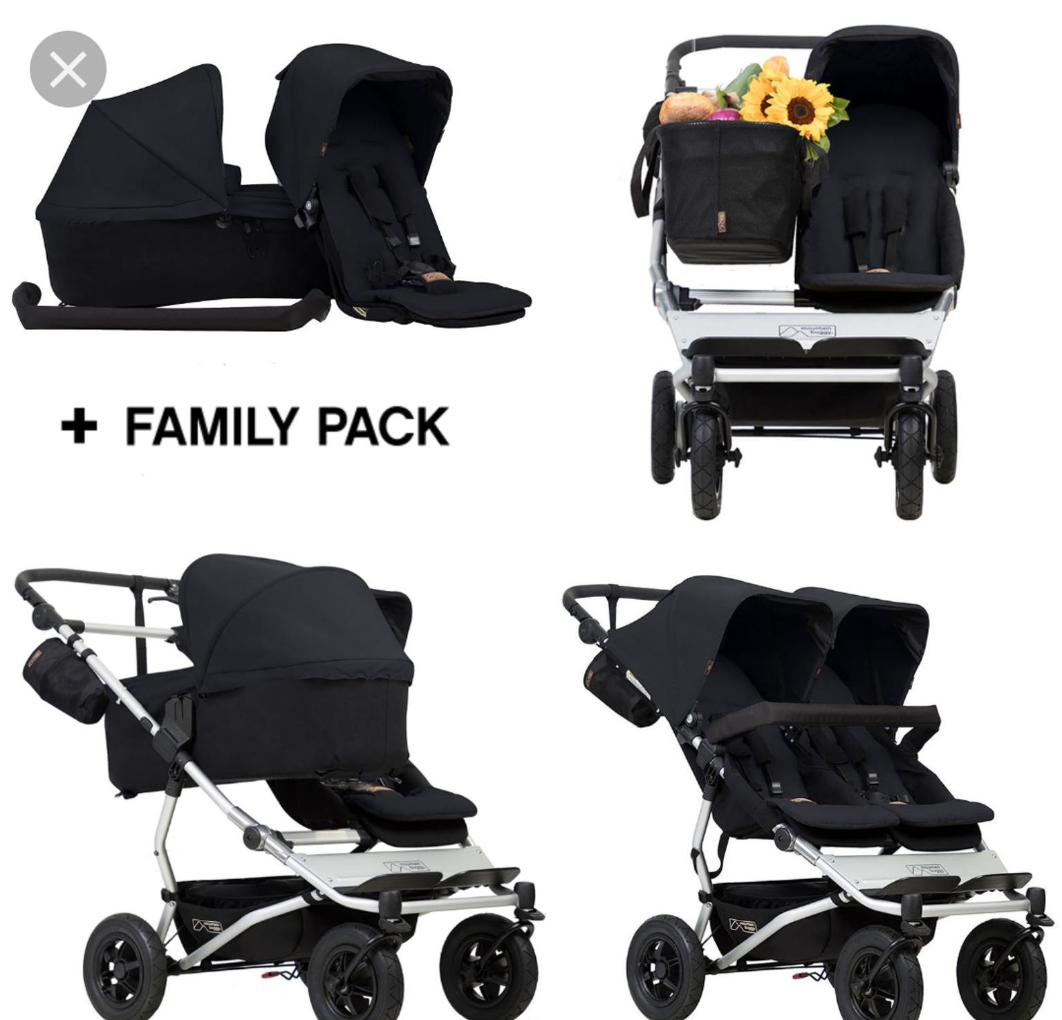mountain buggy double carrycot