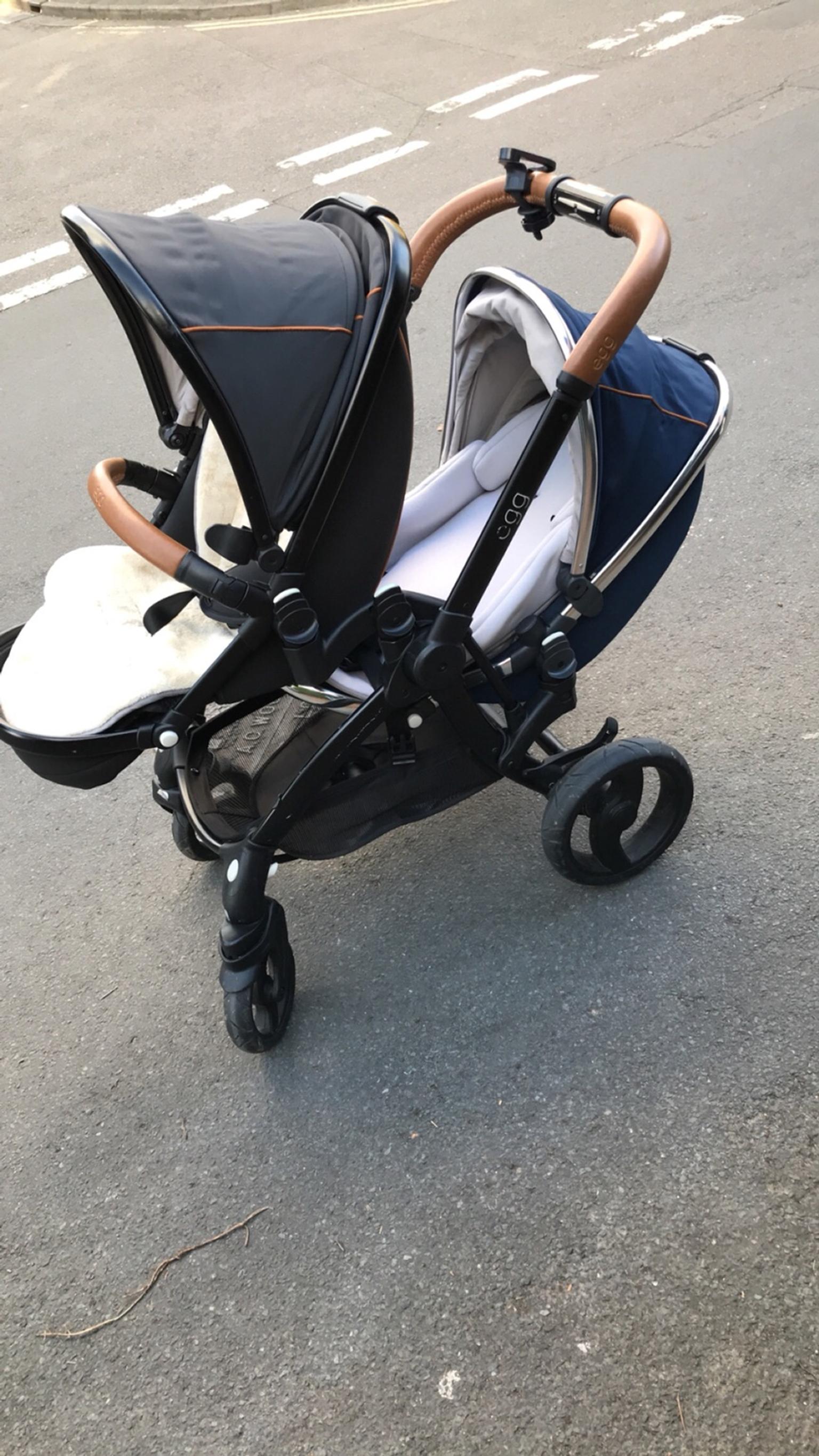 egg double pram with carrycot