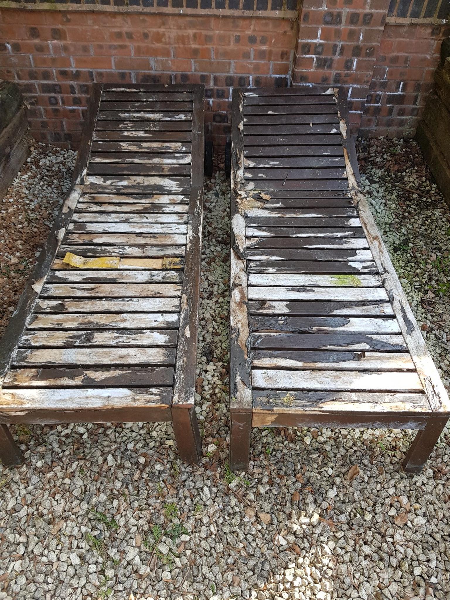Ikea Hardwood Sunbed Loungers In Wv14 Dudley For 20 00 For Sale
