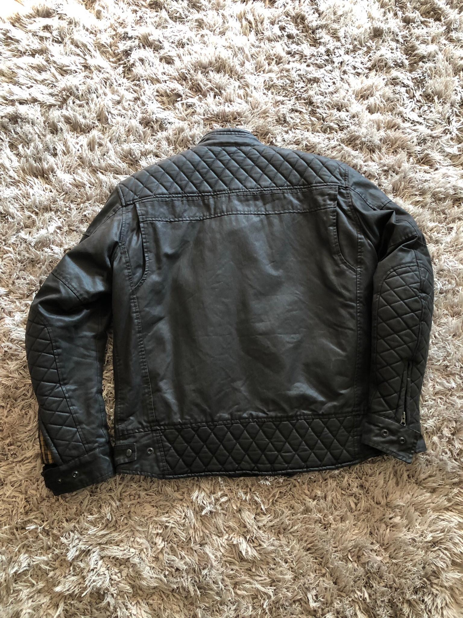oxford wax cotton motorcycle jacket