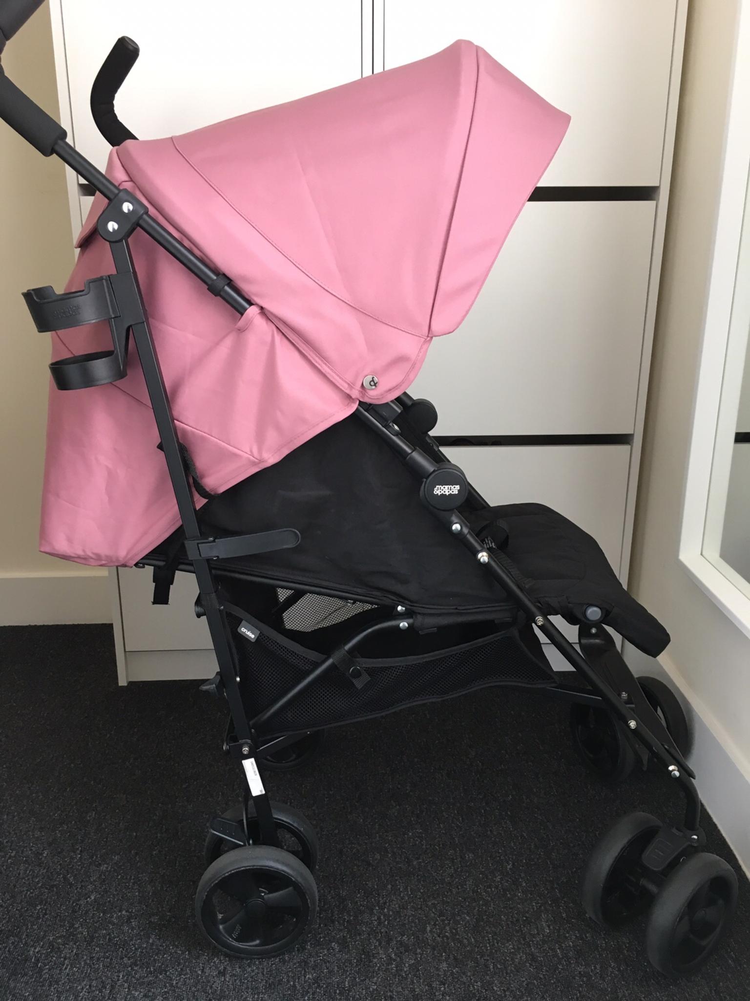 mamas and papas stroller pink