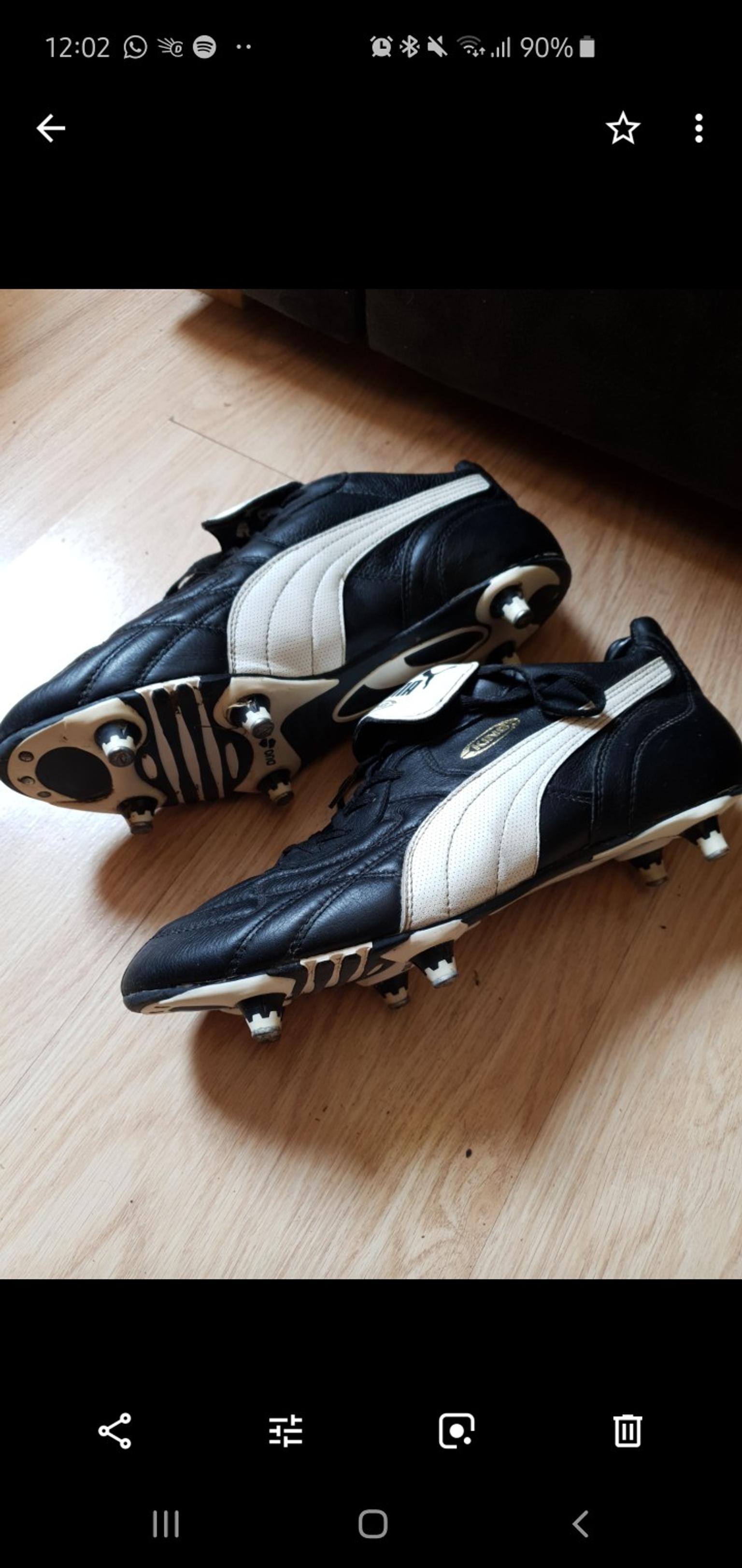 puma king football boots size 9.5