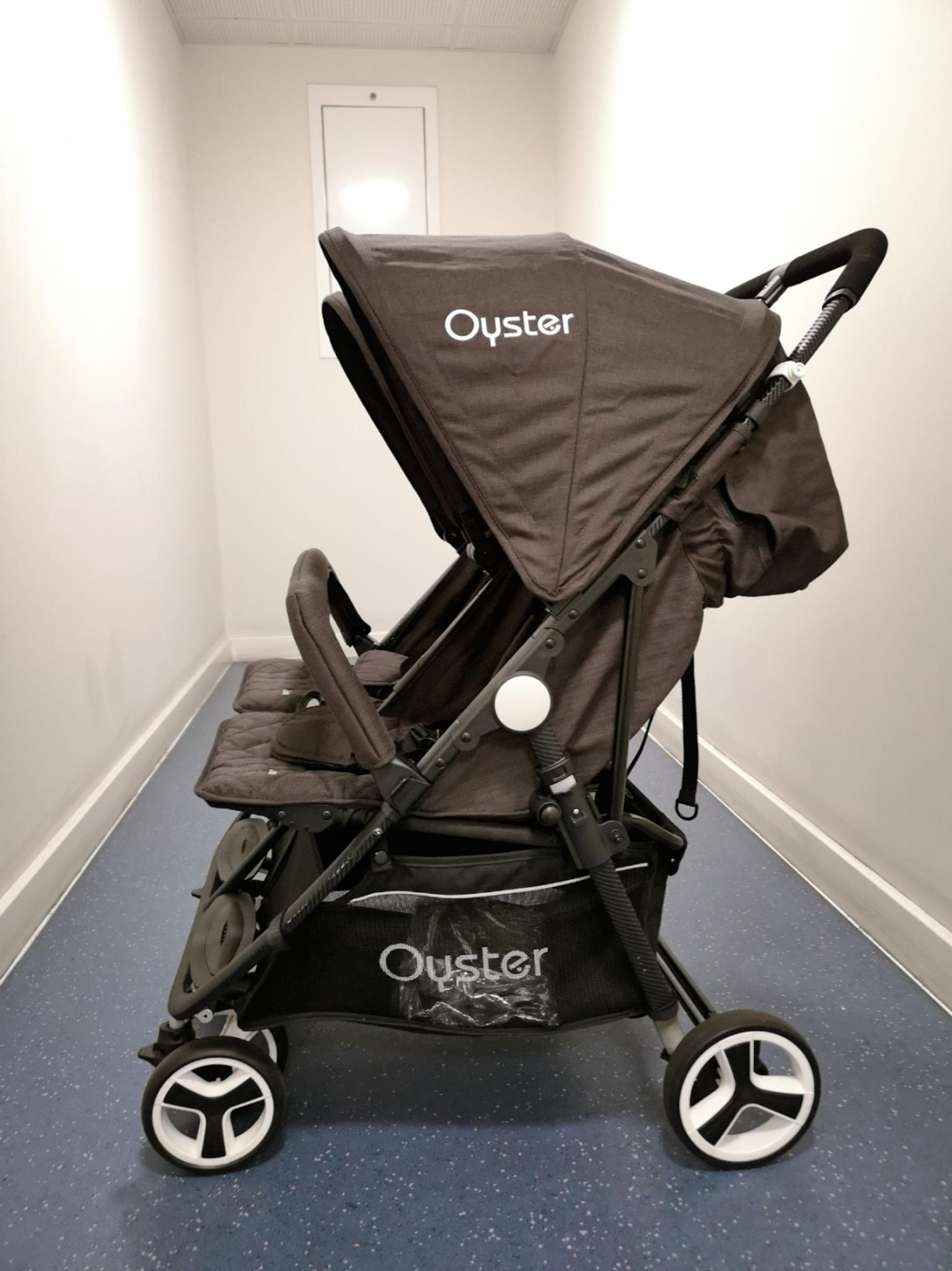 oyster twin pushchair
