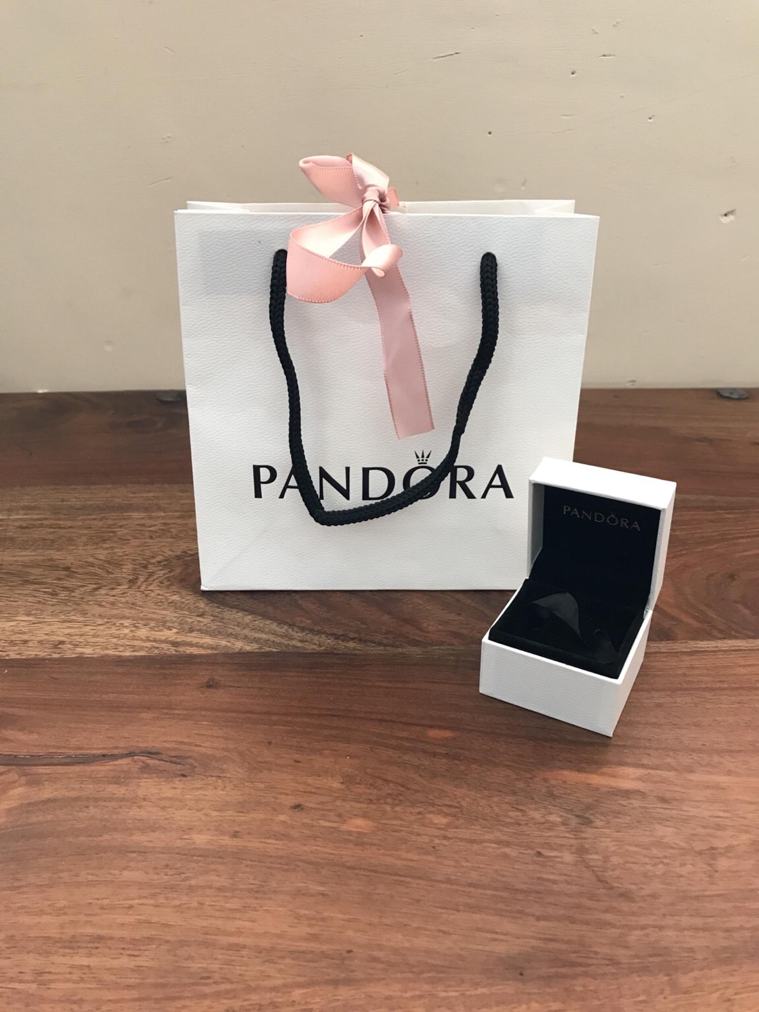 pandora charm box and gift bag