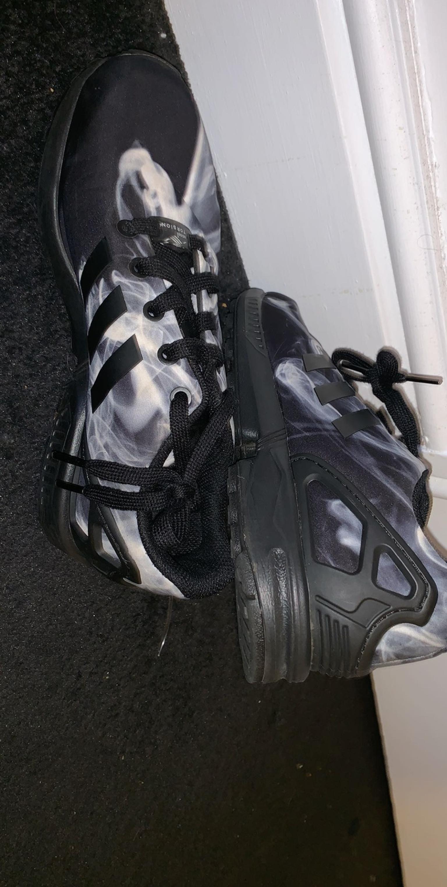 Smoke print adidas zx flux trainers in WV10 Wolverhampton for £25.00 for  sale | Shpock