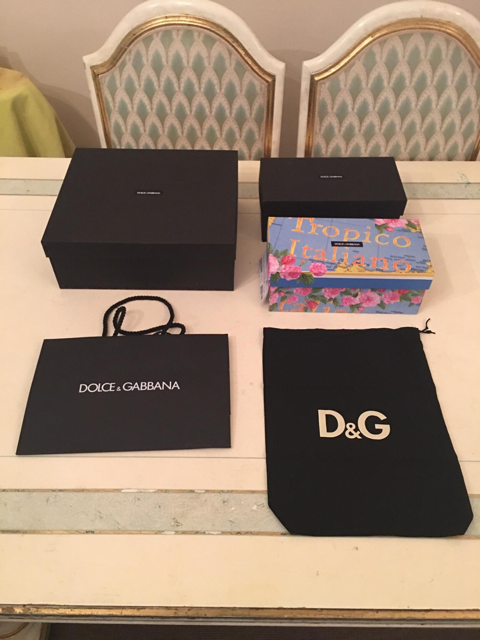 Dolce & Gabbana boxes / dust bag / paper bag in SW7 Chelsea for £25.00
