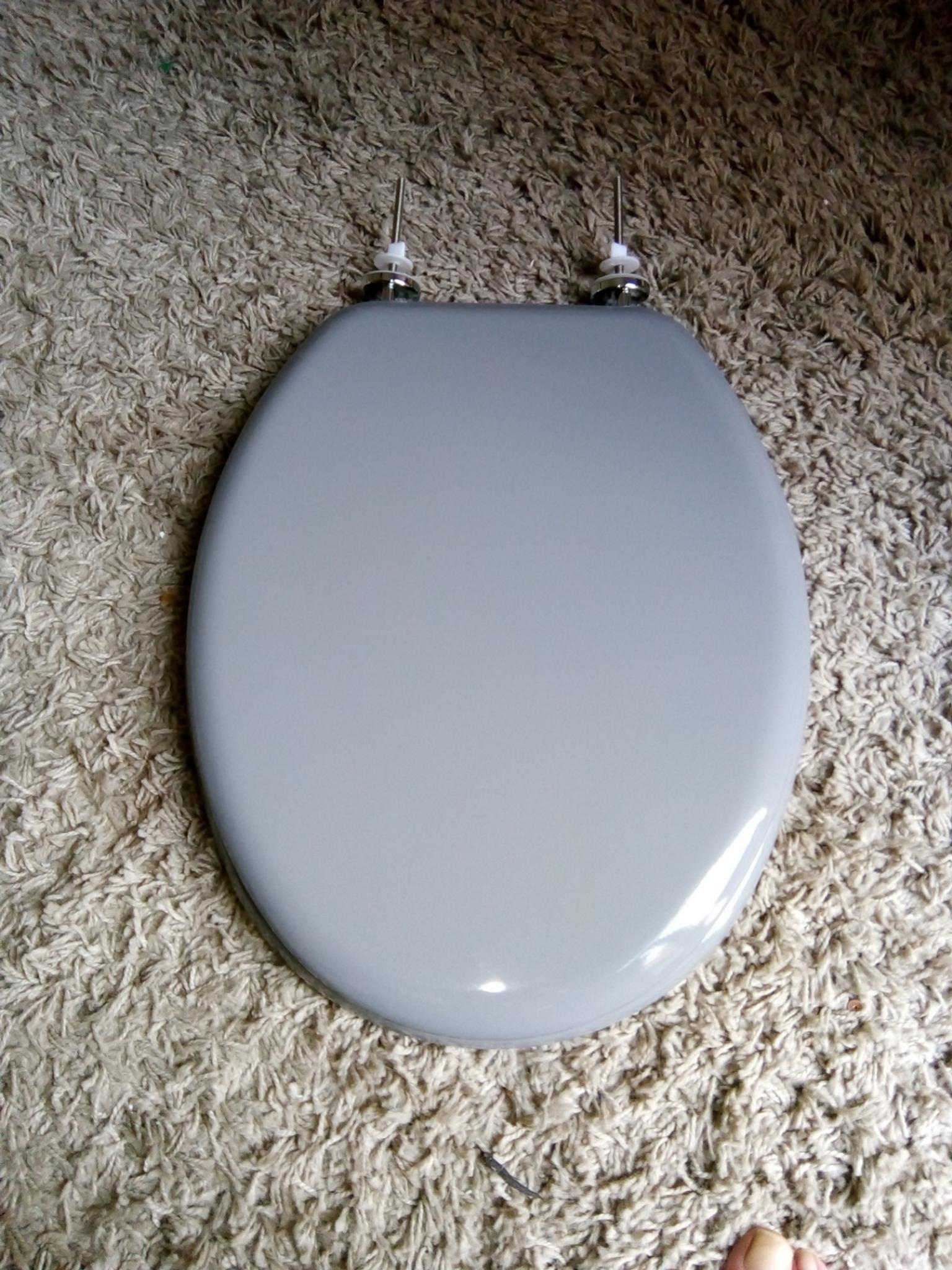 Toilet Seat in Grey in LE3 Leicester for £5.00 for sale | Shpock