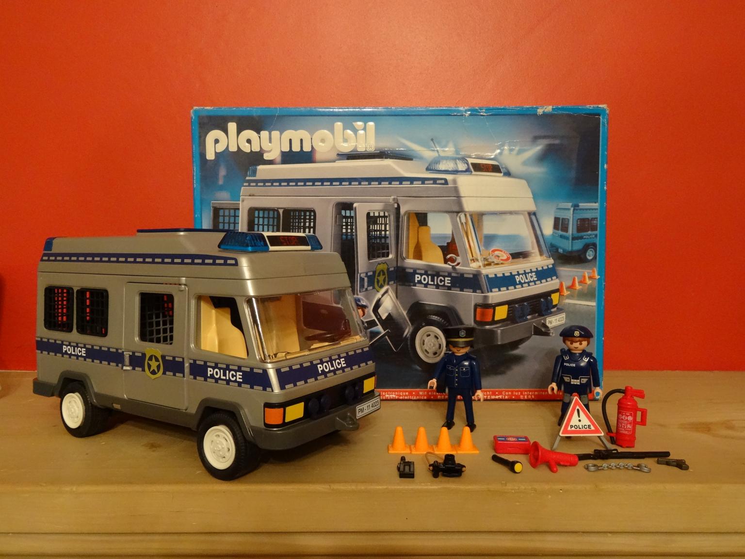 playmobil police riot van