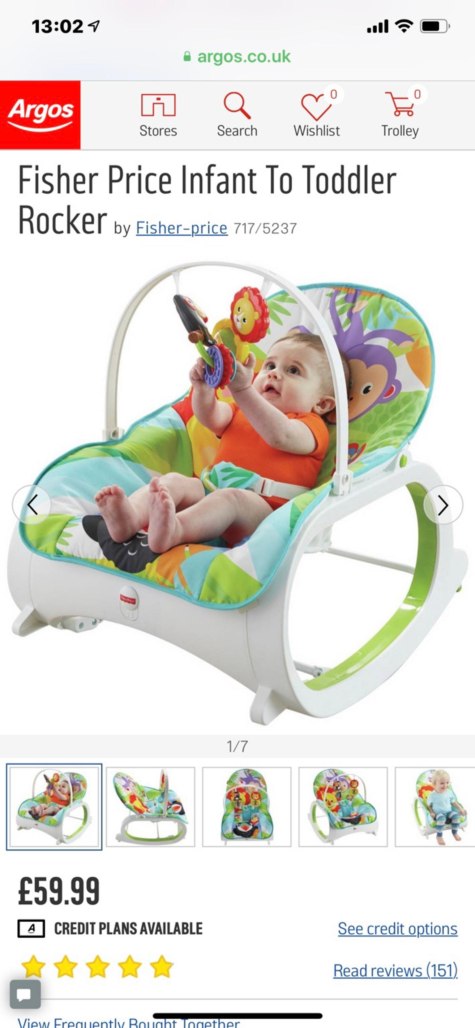 argos baby bouncers and rockers