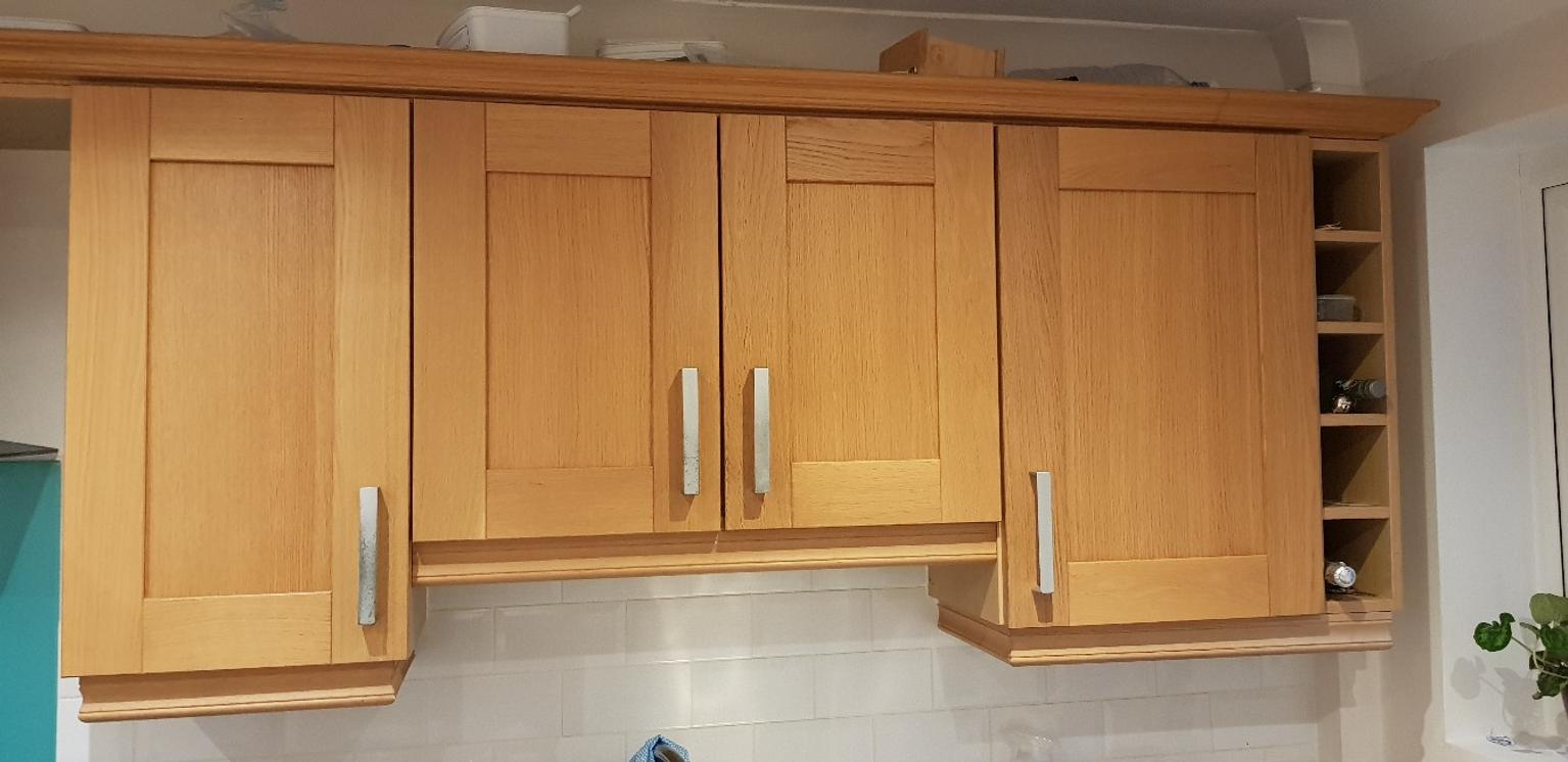 Wooden Kitchen High Level Cupboards In Me1 Rochester Fur 100 00