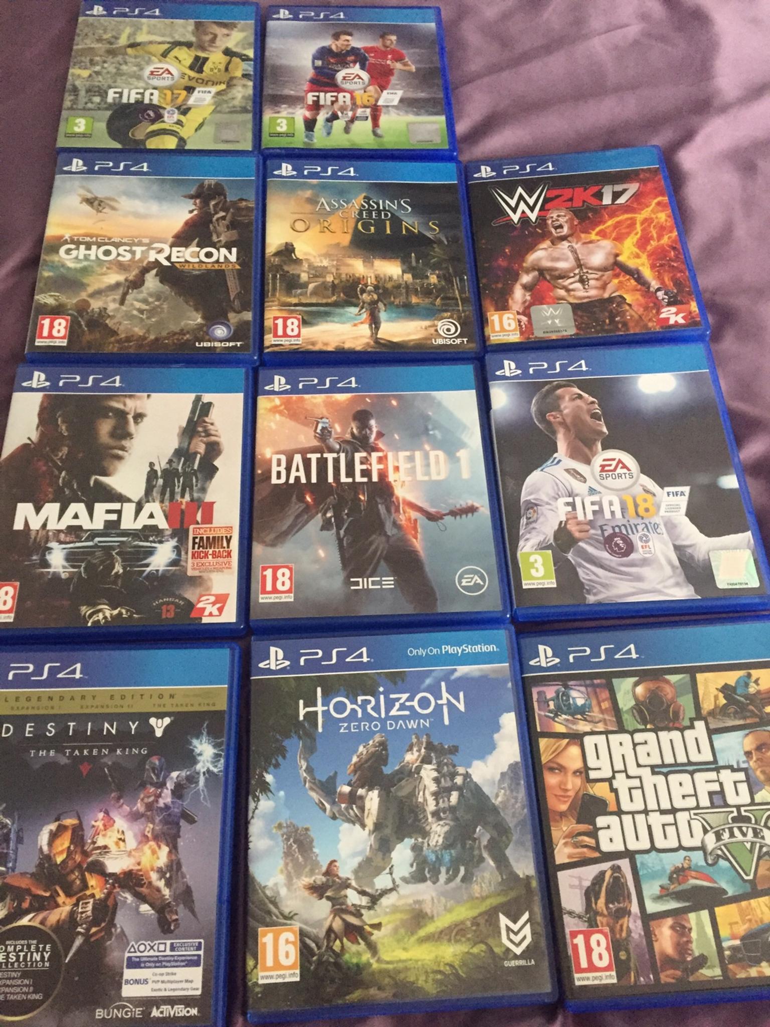 ps4 and games for sale