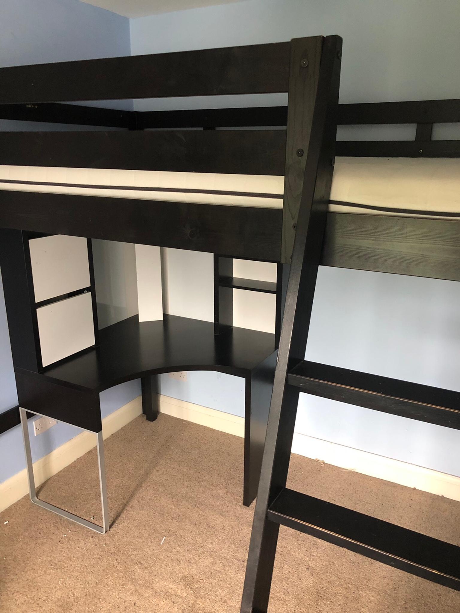 ikea loft bed with desk