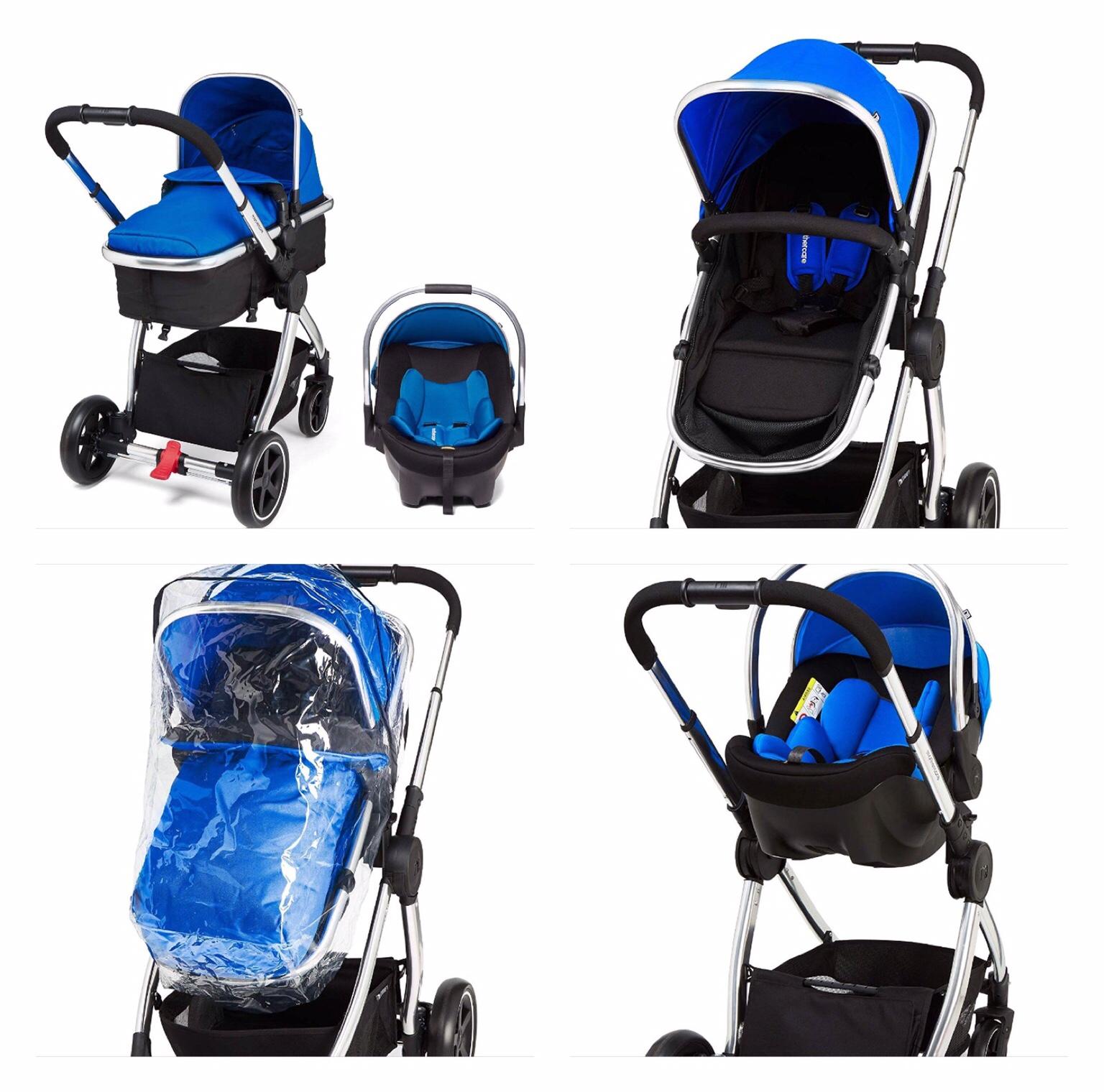 mothercare blue pram