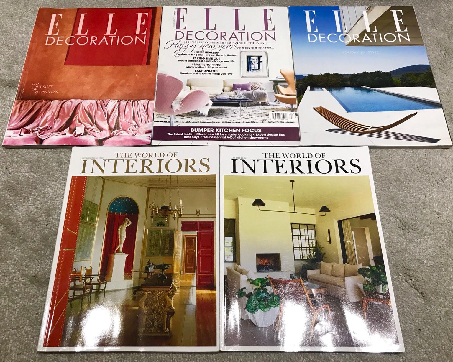 Elle Decoration Interior Design Magazines