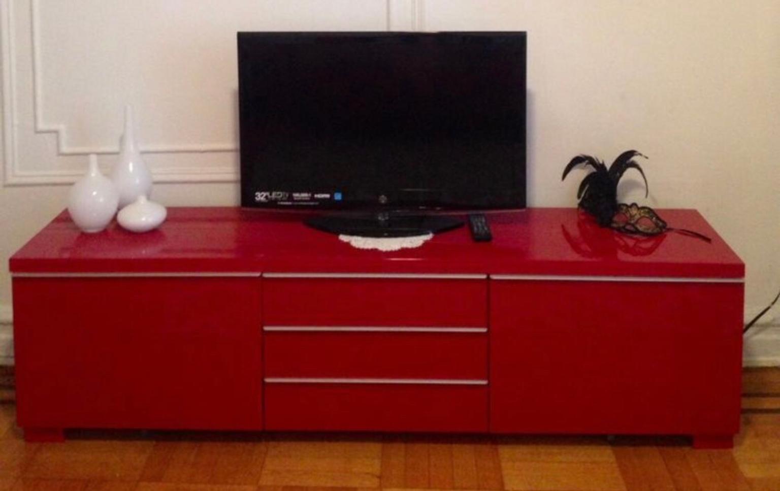 Gloss Red Ikea Tv Cabinet In Se28 Greenwich Fur 85 00 Zum
