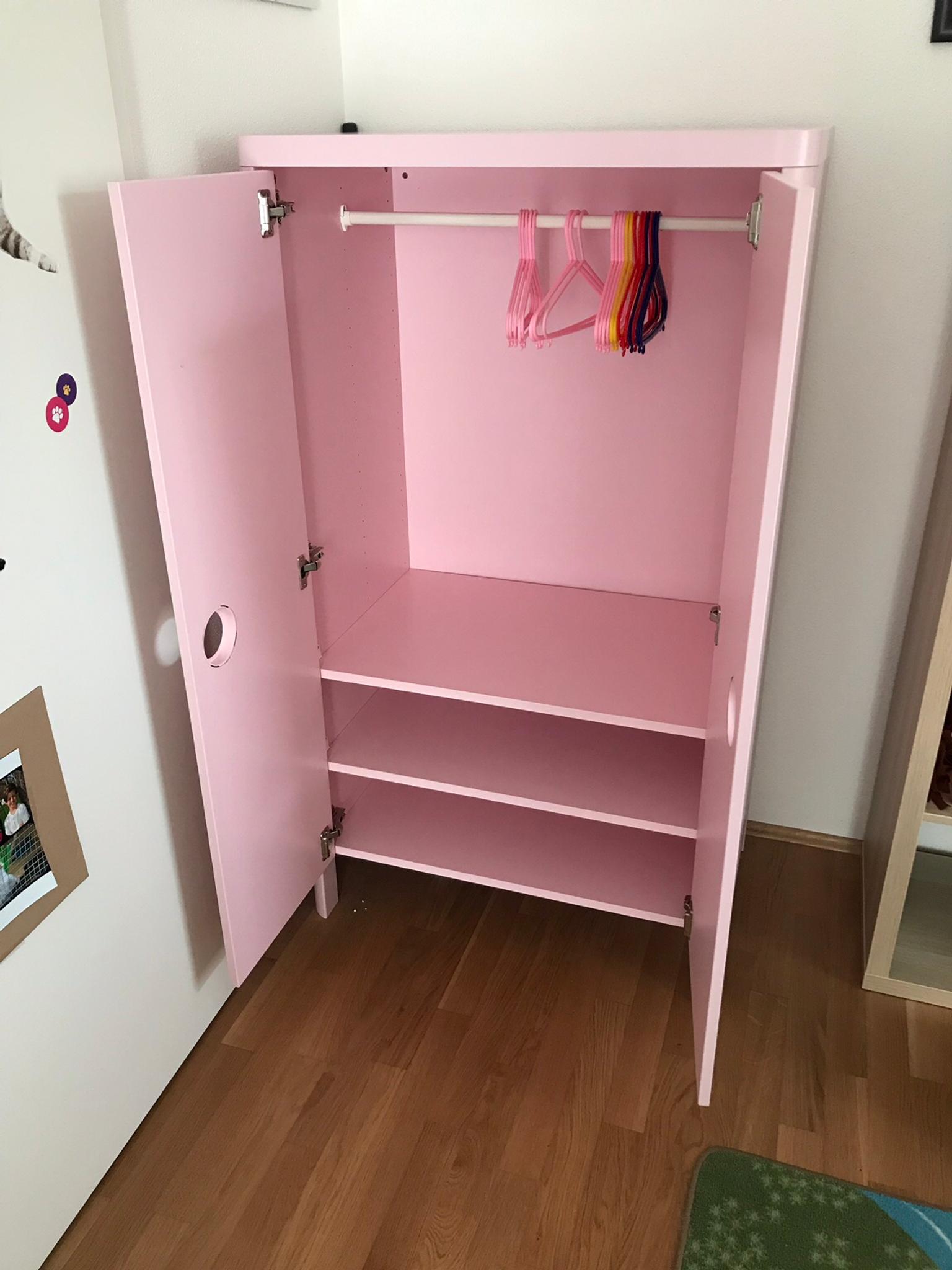 kleiderschrank für kinder rosa ikea busunge in 85232 bergkirchen for €
