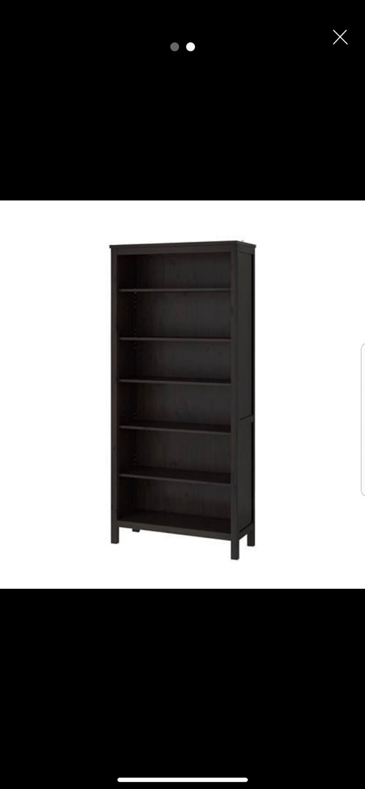 Hemnes Black Brown Ikea Bookshelf In Da8 Bexley Fur 30 00 Zum