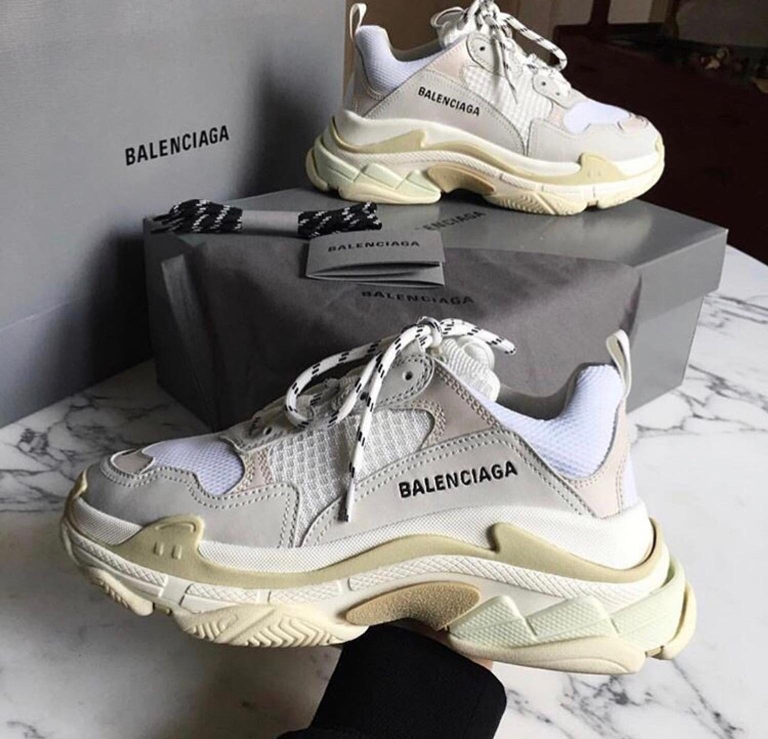 Balenciaga Triple S V2 White Detailed Review from